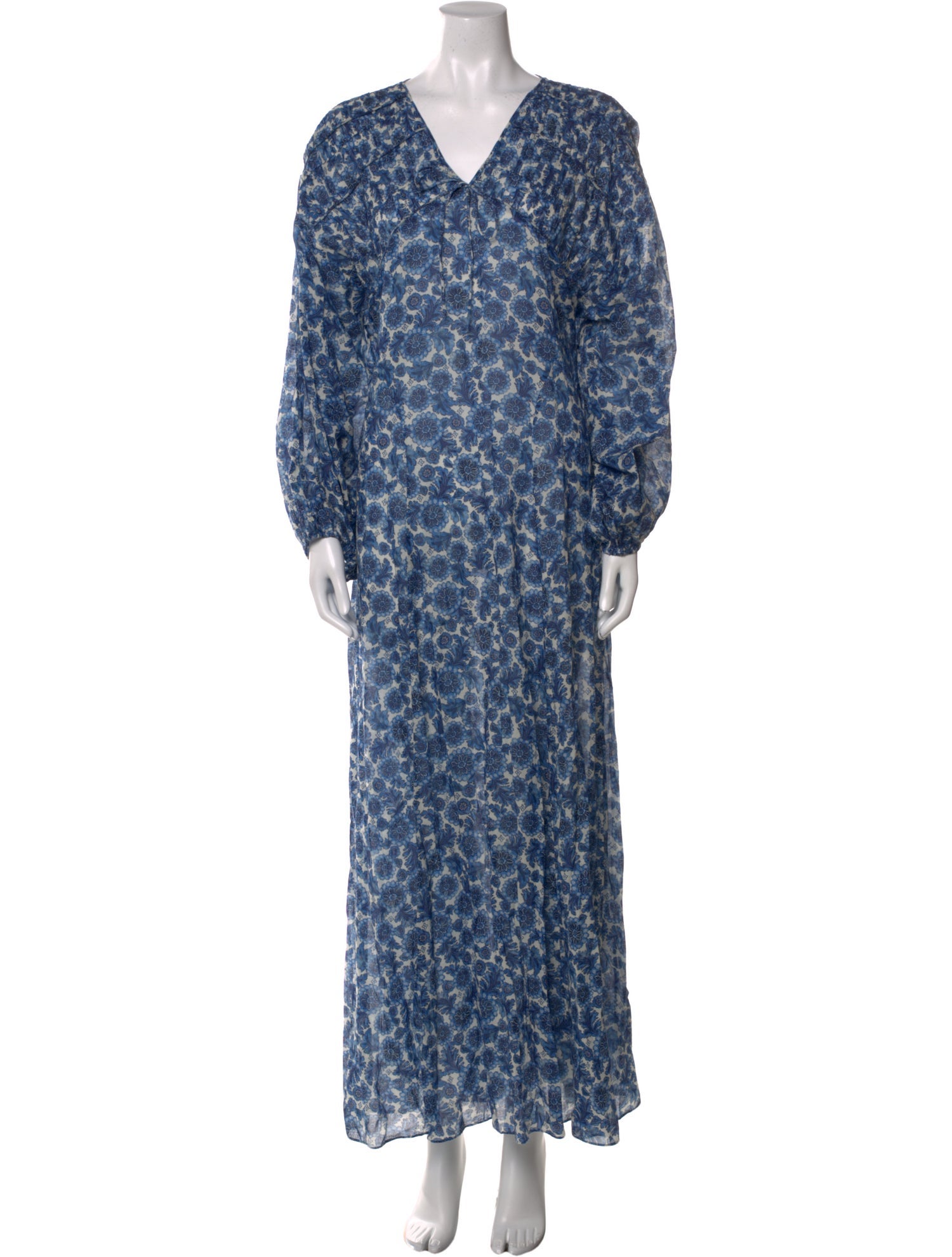 DÔEN Floral Print Long Dress w/ Tags