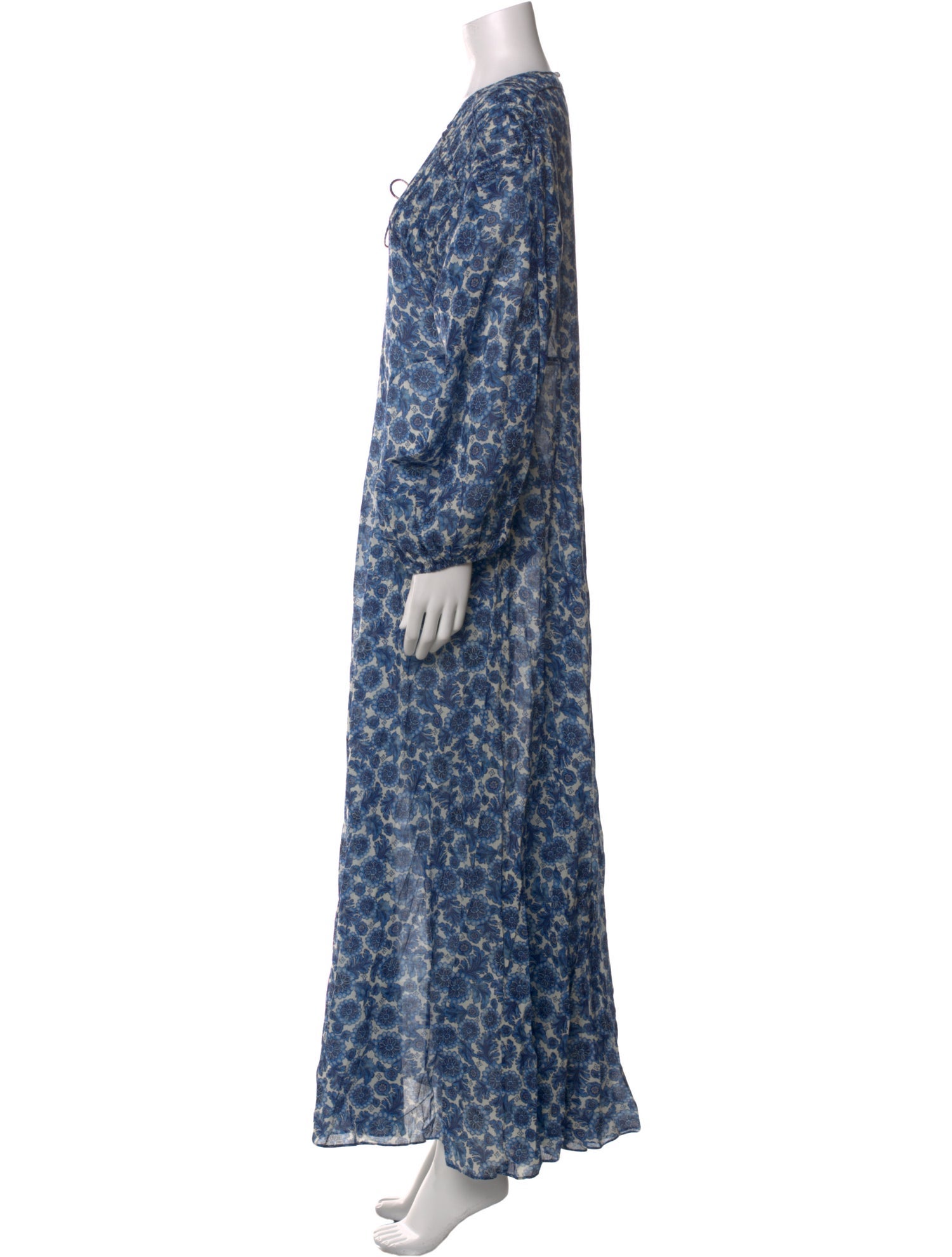 DÔEN Floral Print Long Dress w/ Tags