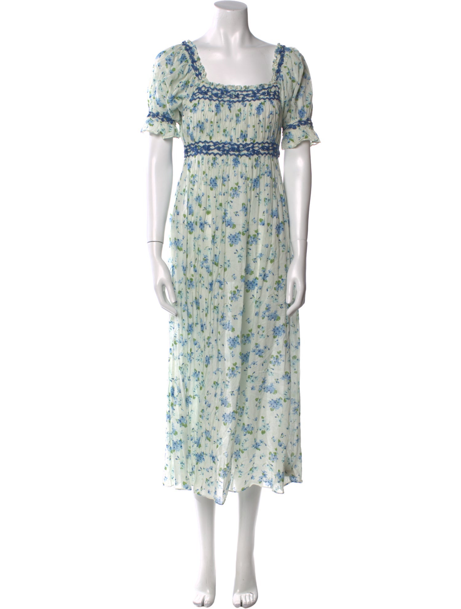 DÔEN Floral Print Long Dress