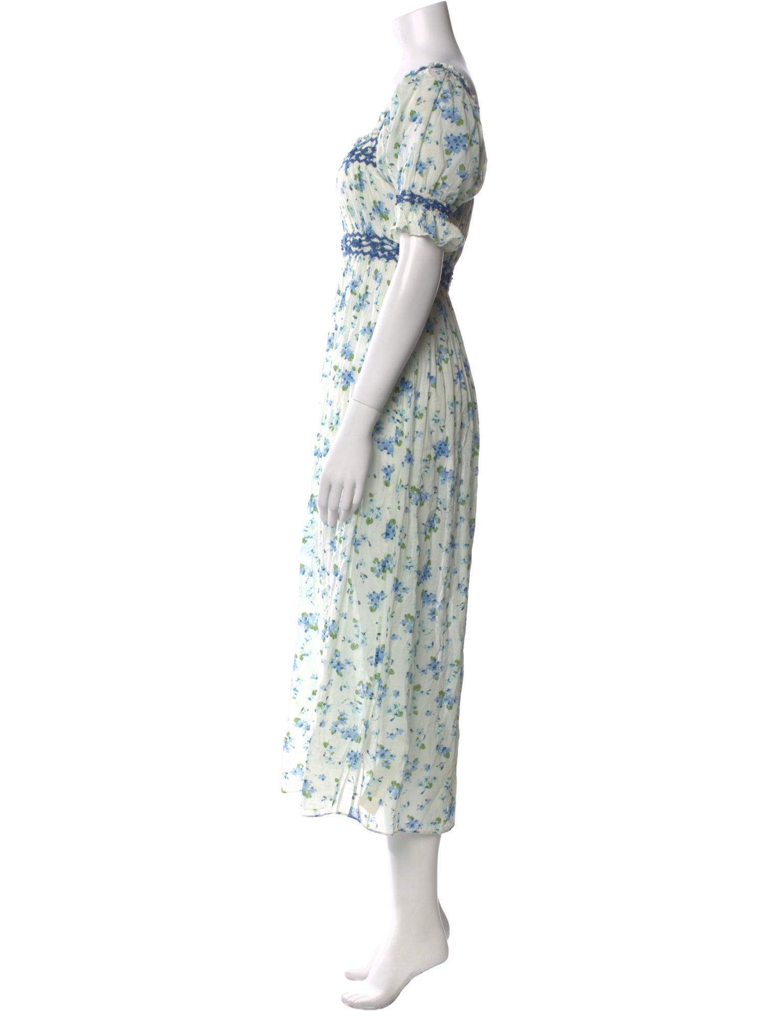 DÔEN Floral Print Long Dress