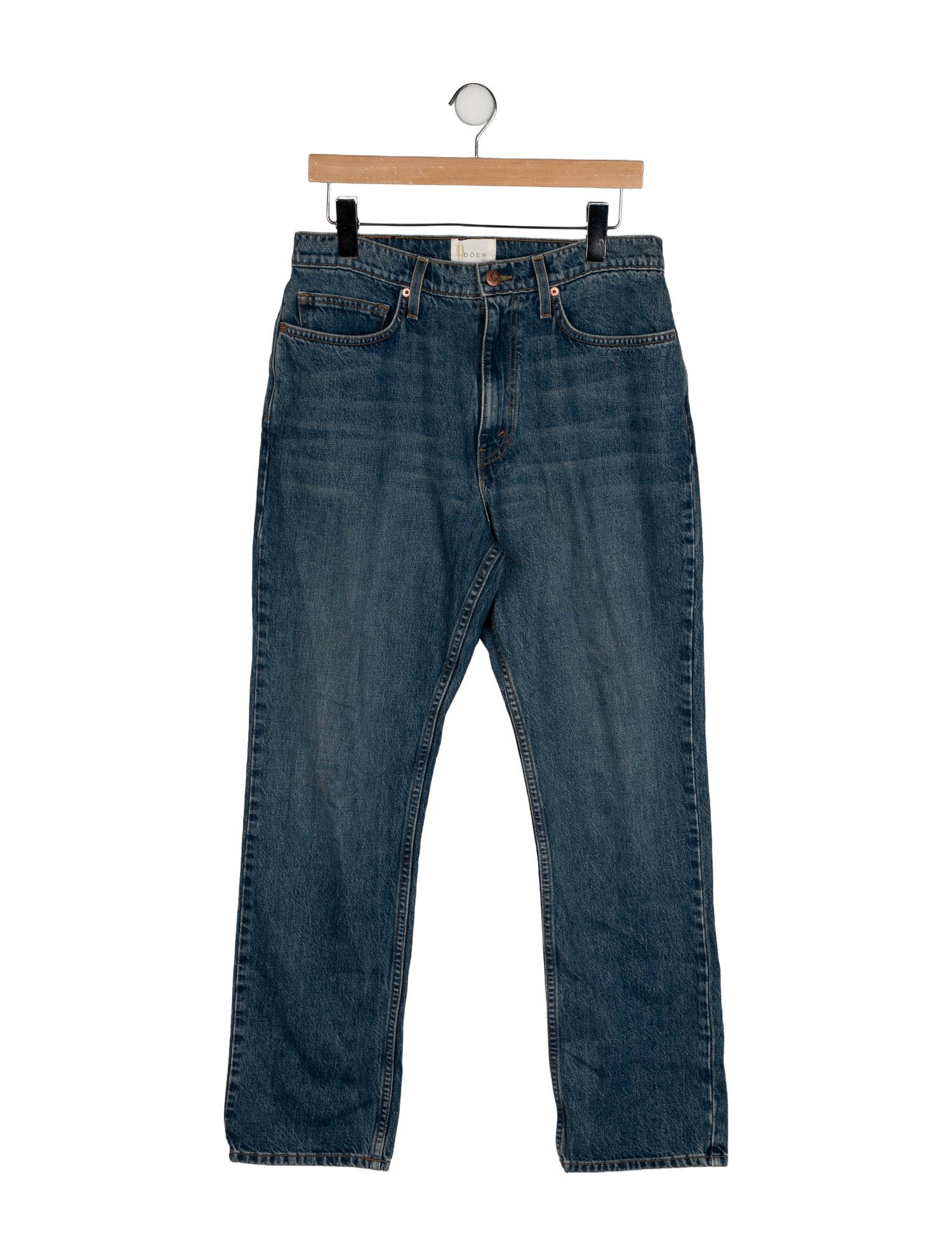 DÔEN High-Rise Straight Leg Jeans w/ Tags