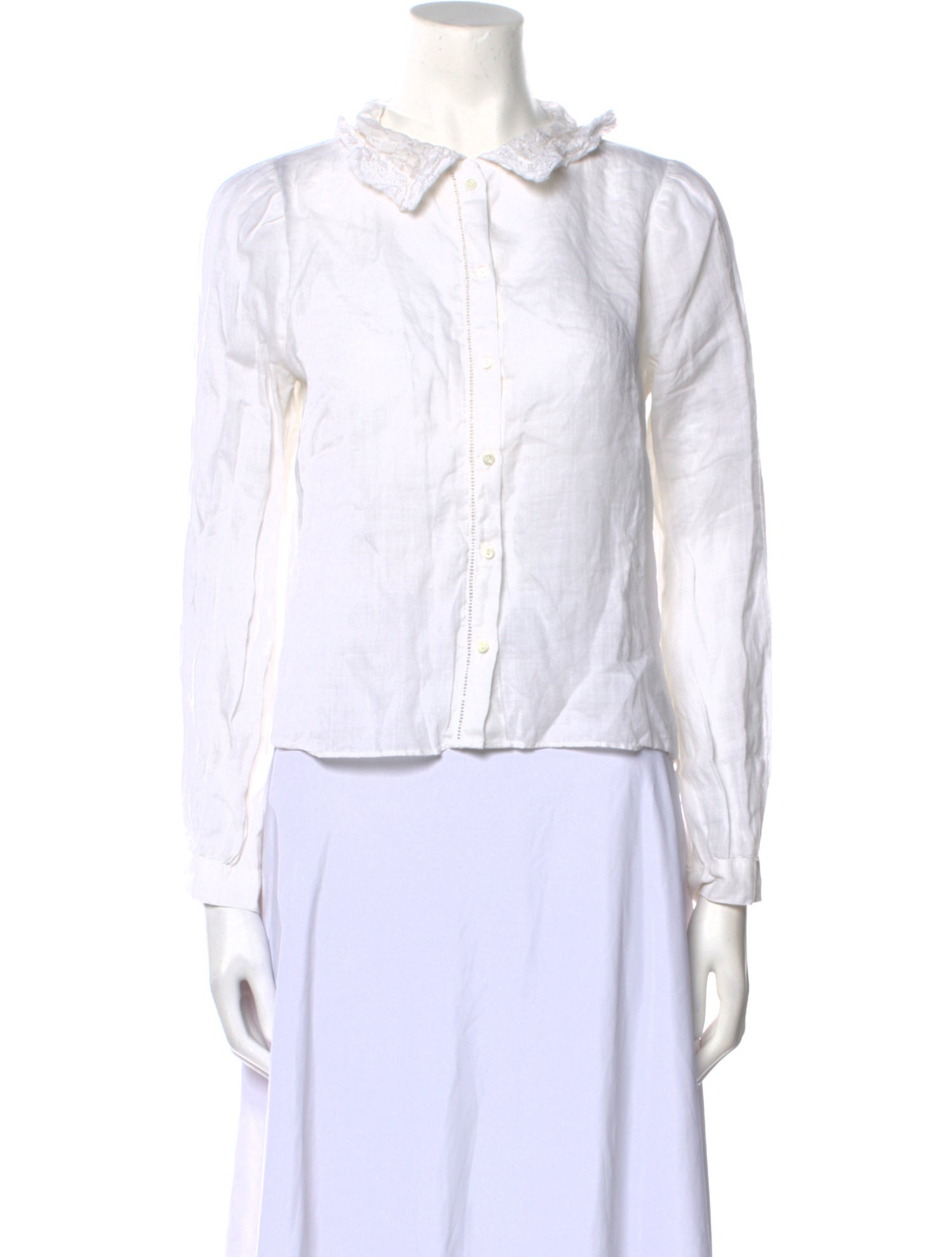 DÔEN Long Sleeve Button-Up Top