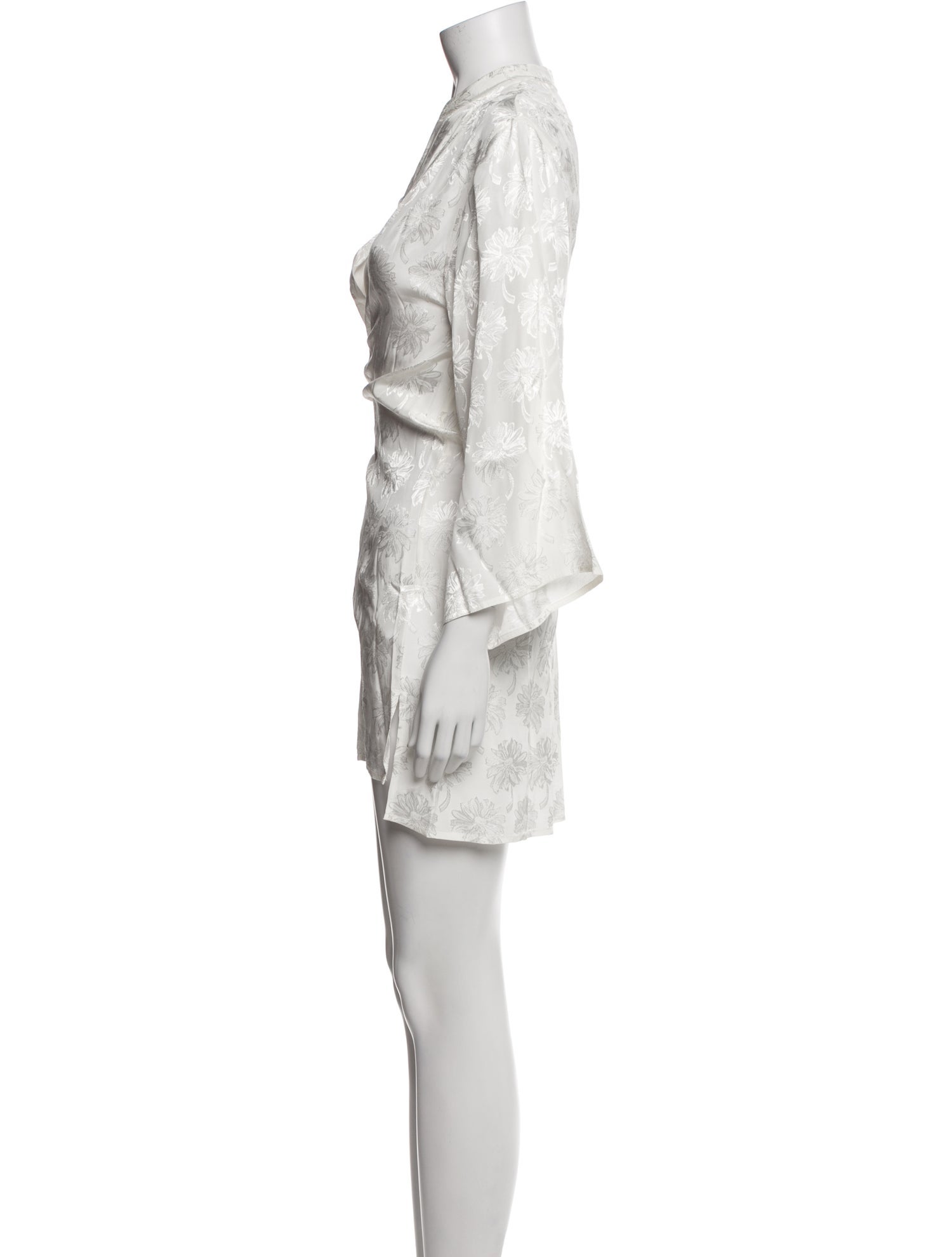 DÔEN V-Neck Mini Dress