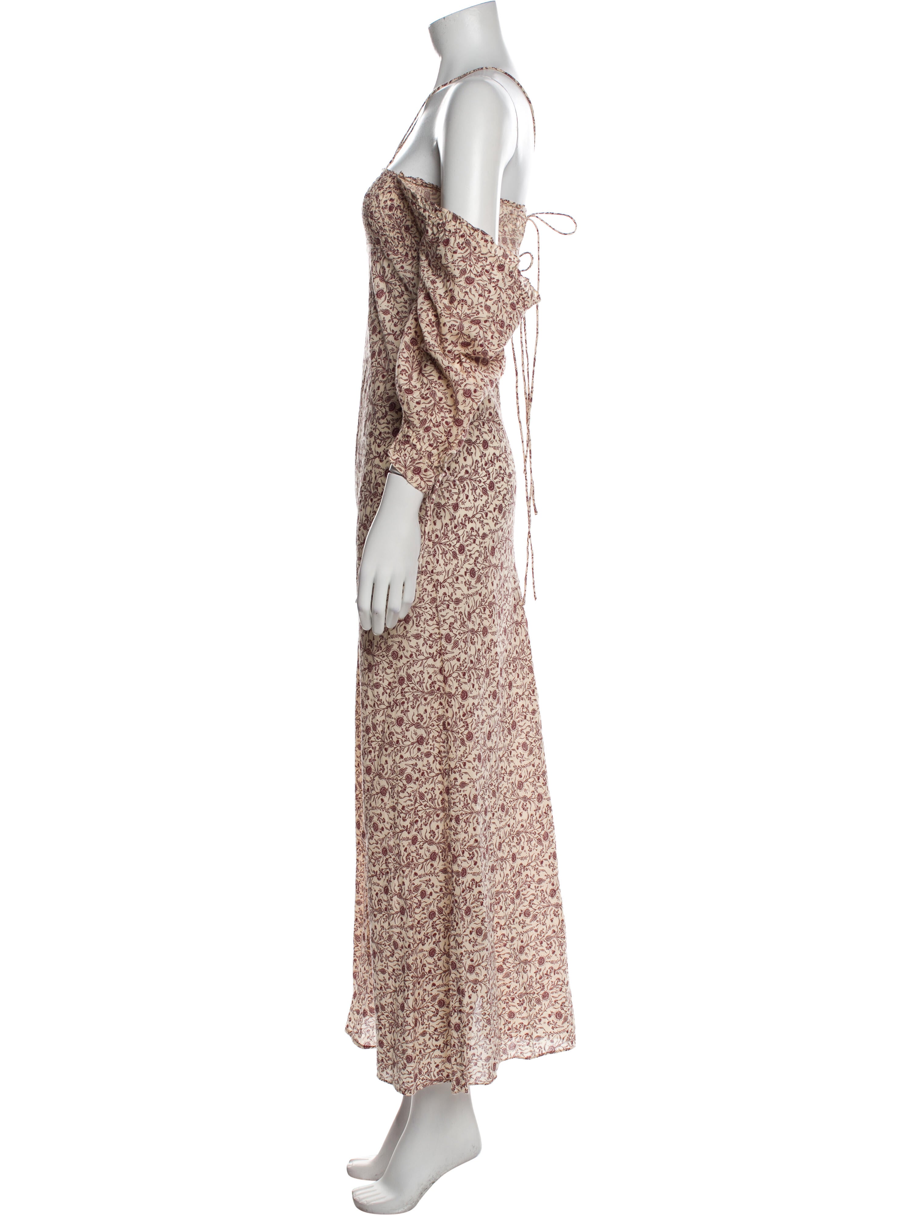 DÔEN Floral Print Long Dress