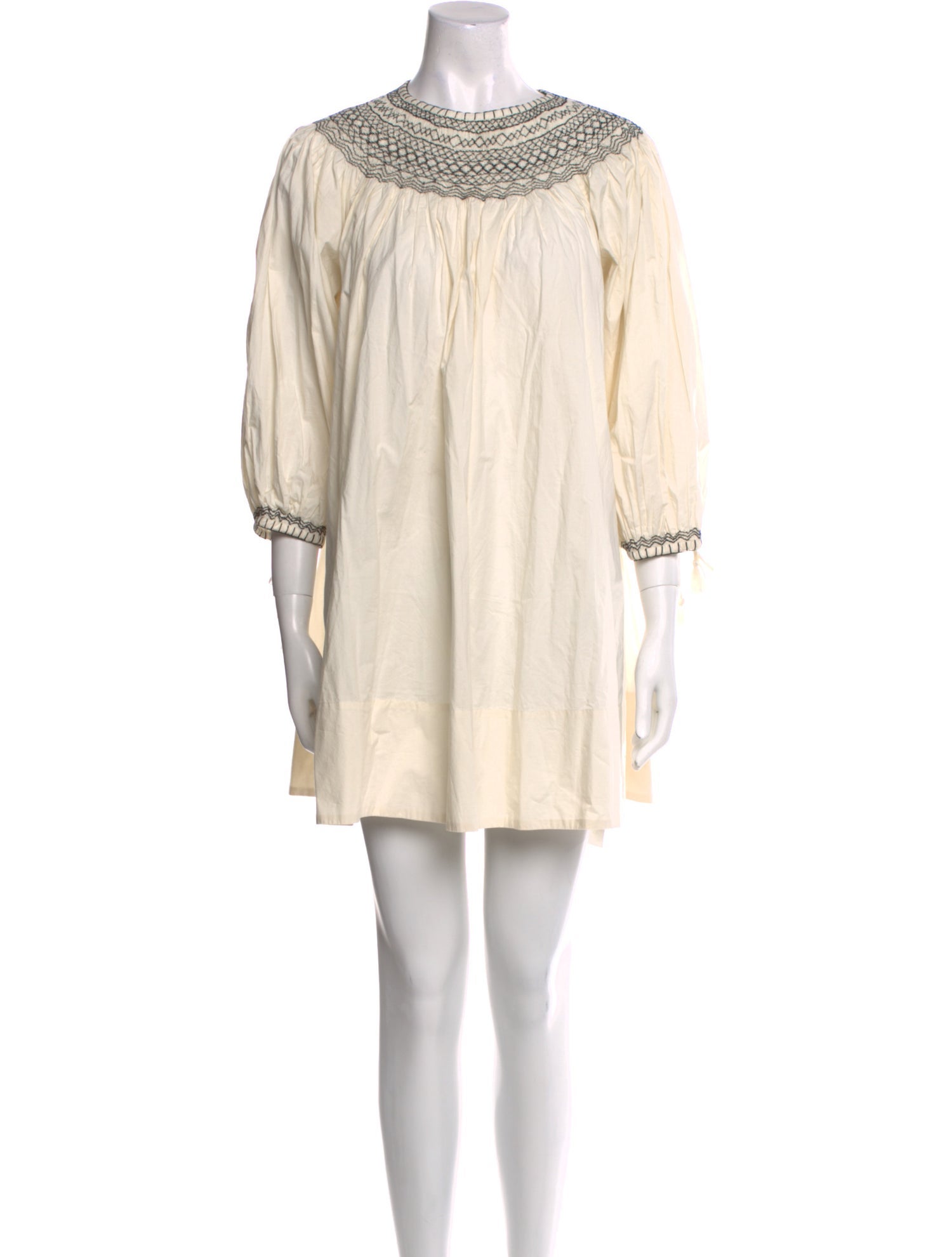 DÔEN Scoop Neck Mini Dress