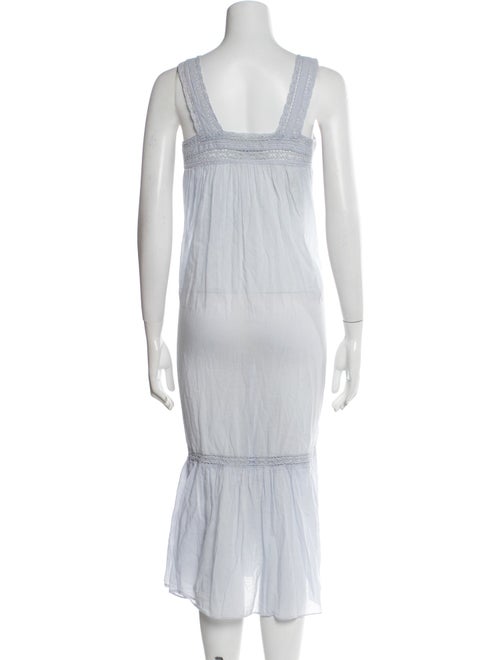 DÔEN Square Neckline Midi Length Dress