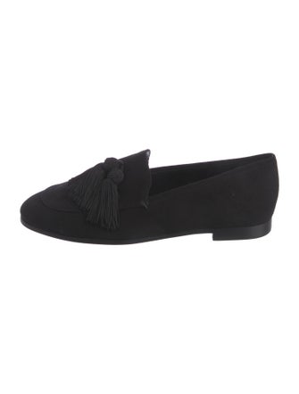 DÔEN Suede Tassel Accents Loafers