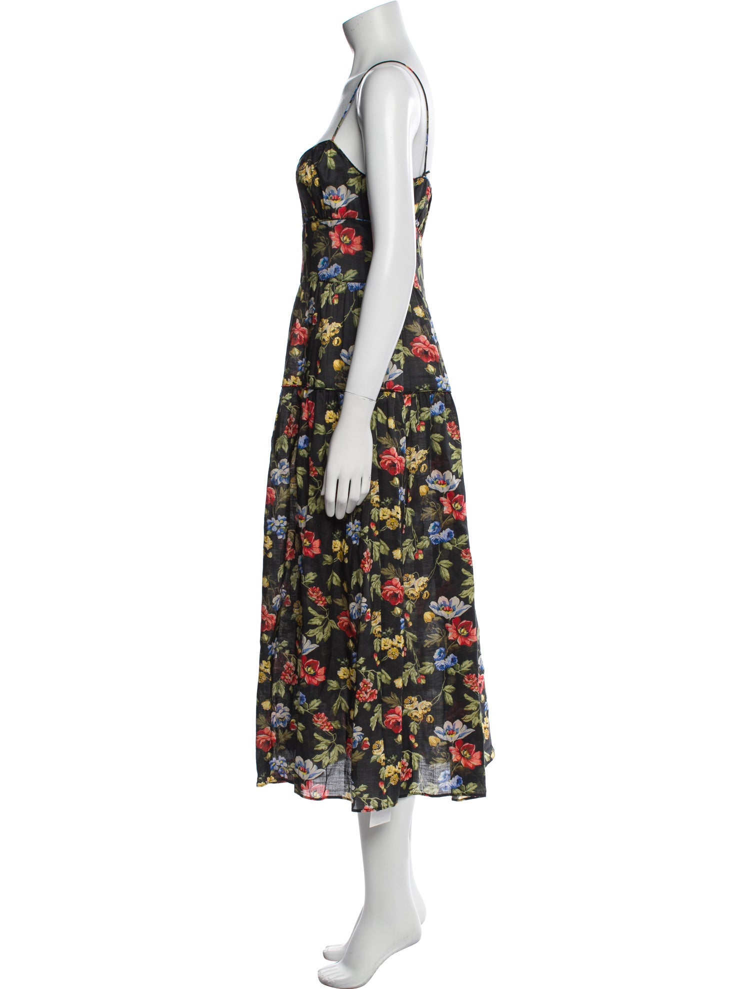 DÔEN Floral Print Long Dress