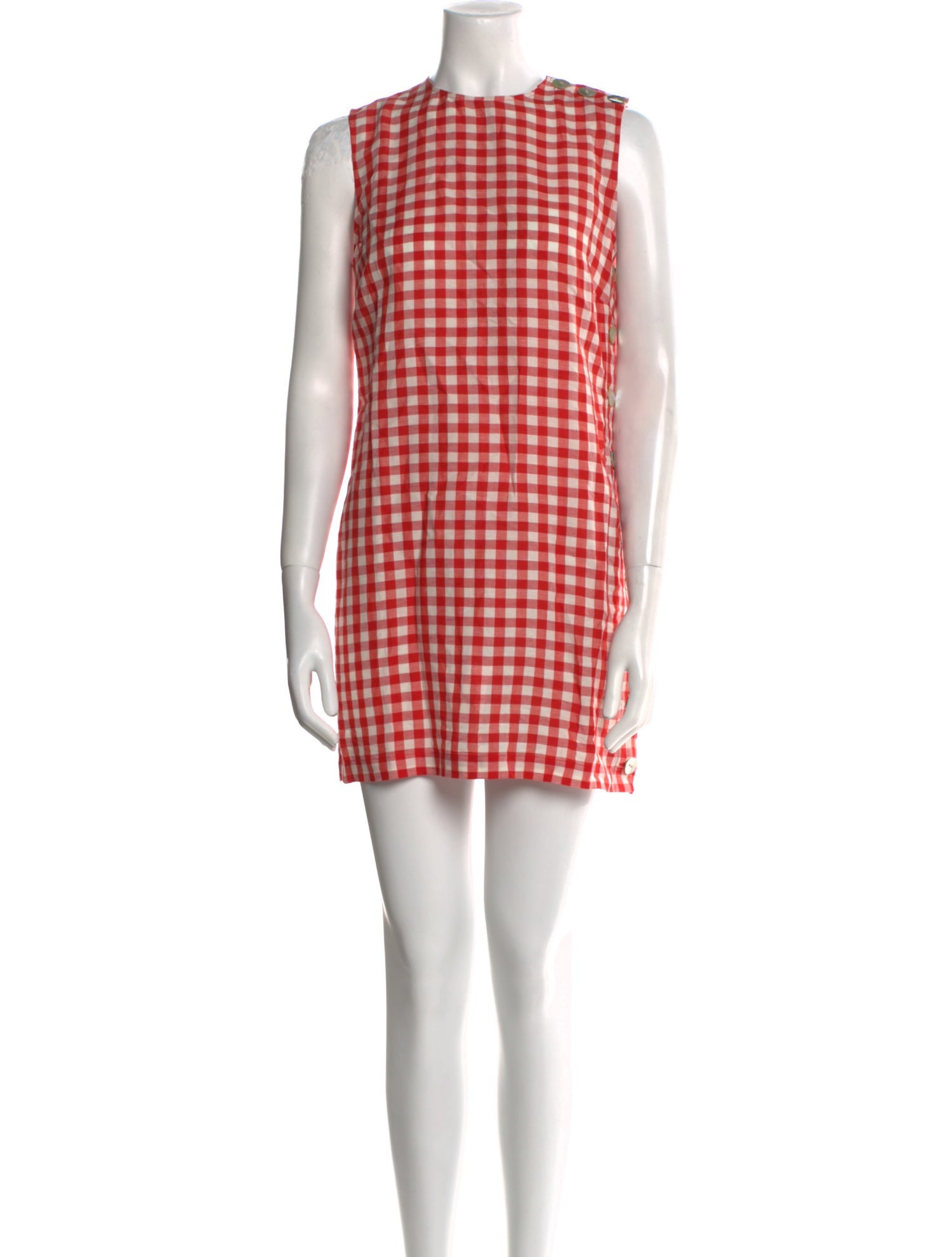 DÔEN Plaid Print Mini Dress w/ Tags