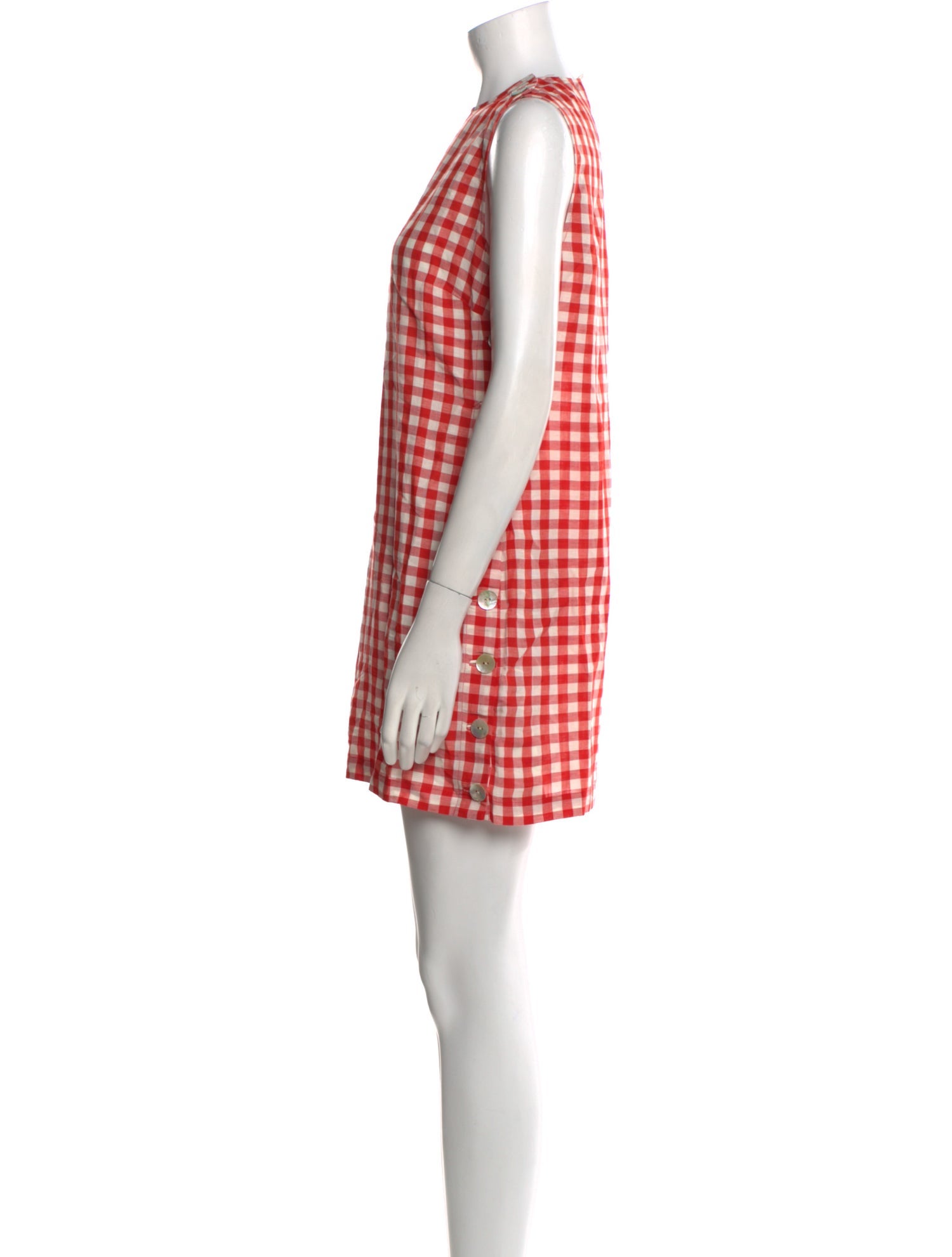 DÔEN Plaid Print Mini Dress w/ Tags