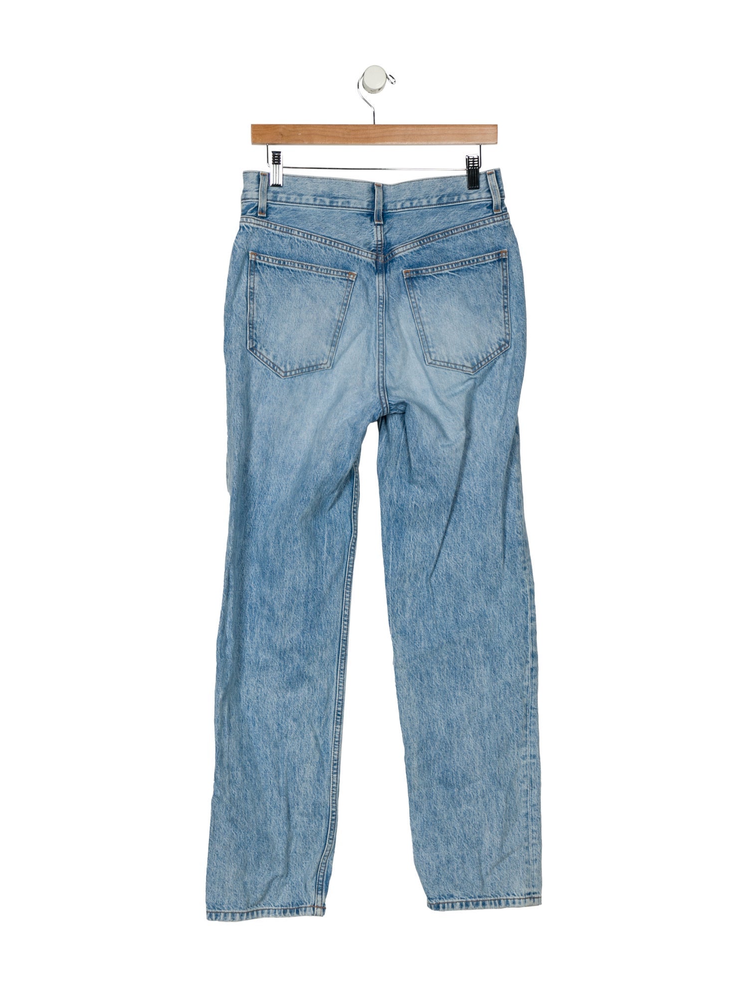 DÔEN Mid-Rise Straight Leg Jeans