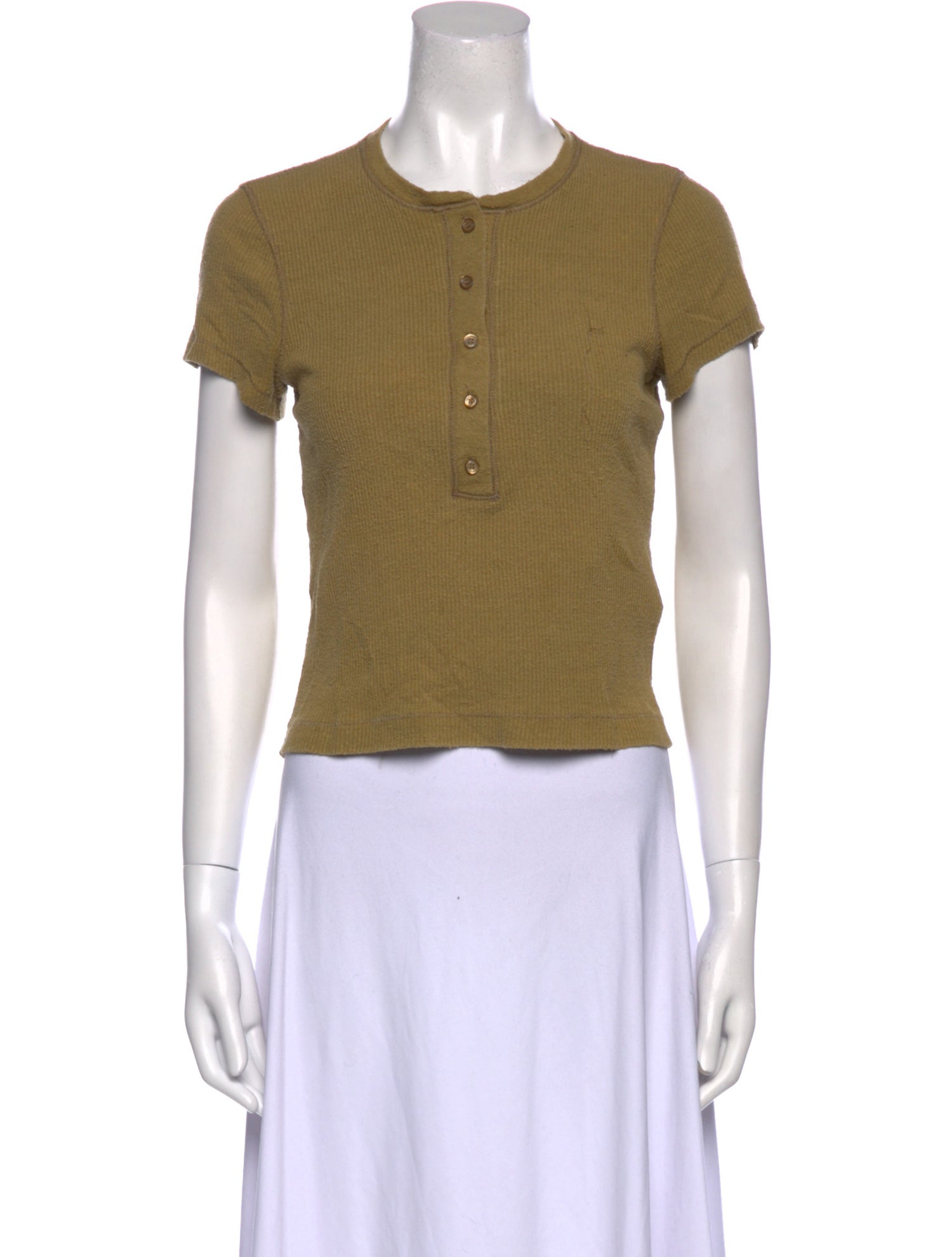 DÔEN Silk Crew Neck Top