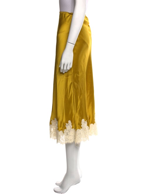 DÔEN Silk Midi Length Skirt