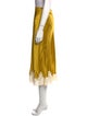 DÔEN Silk Midi Length Skirt
