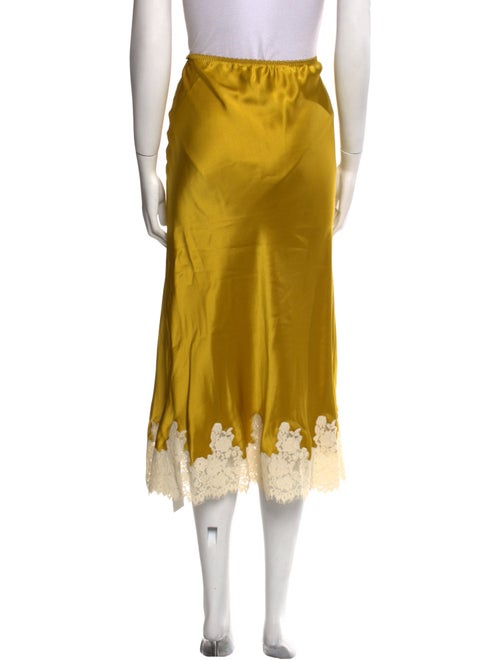 DÔEN Silk Midi Length Skirt