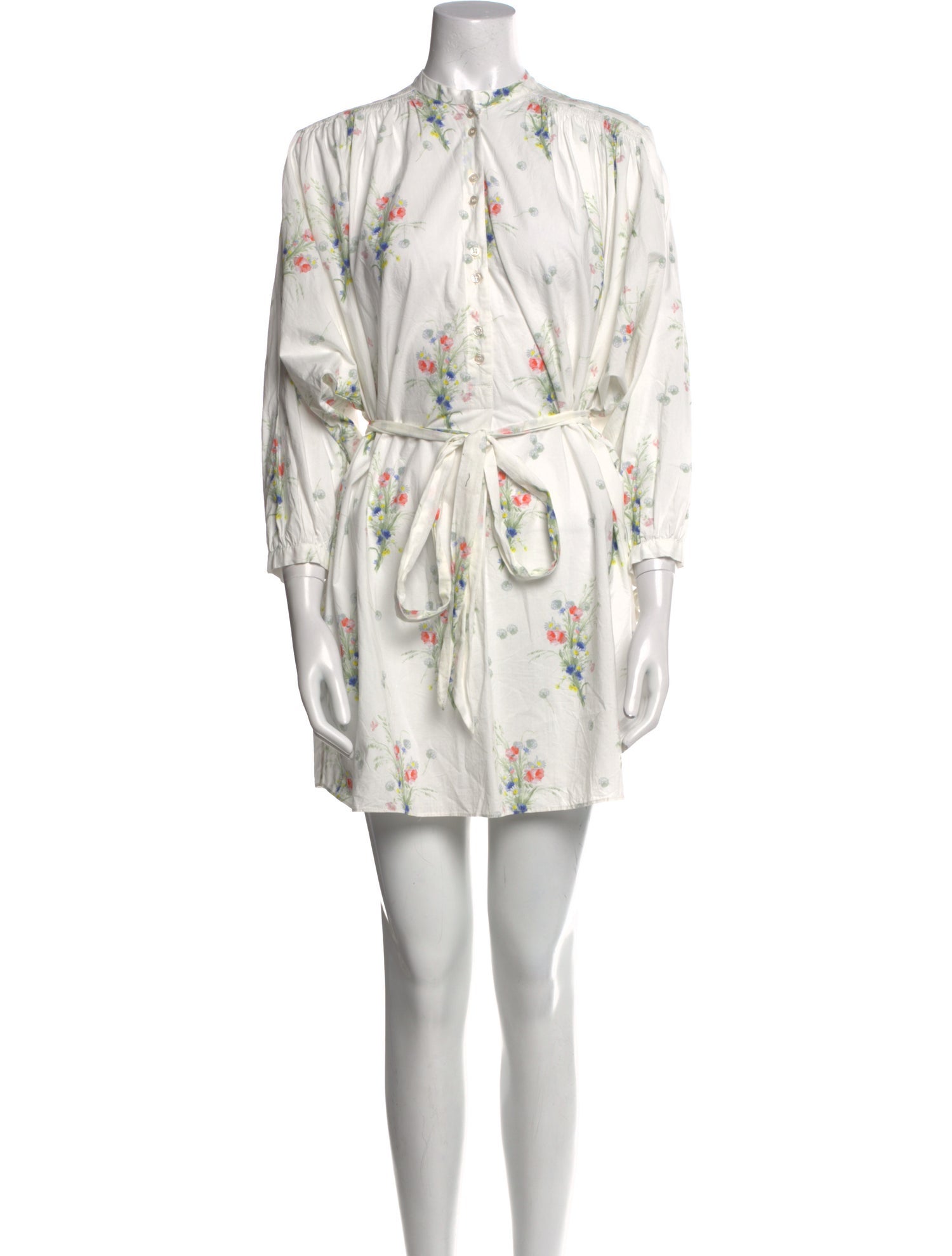 DÔEN Floral Print Mini Dress