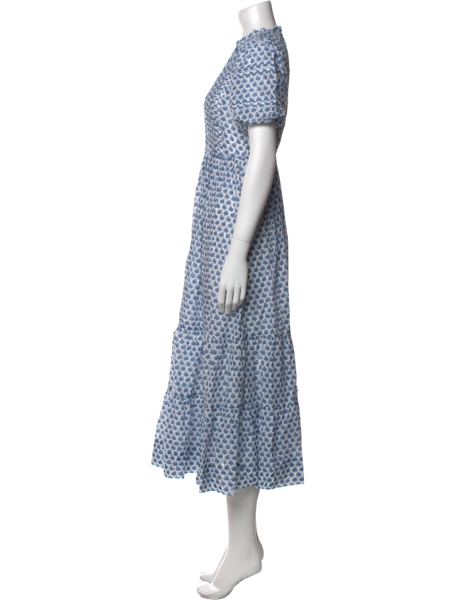 DÔEN Floral Print Long Dress