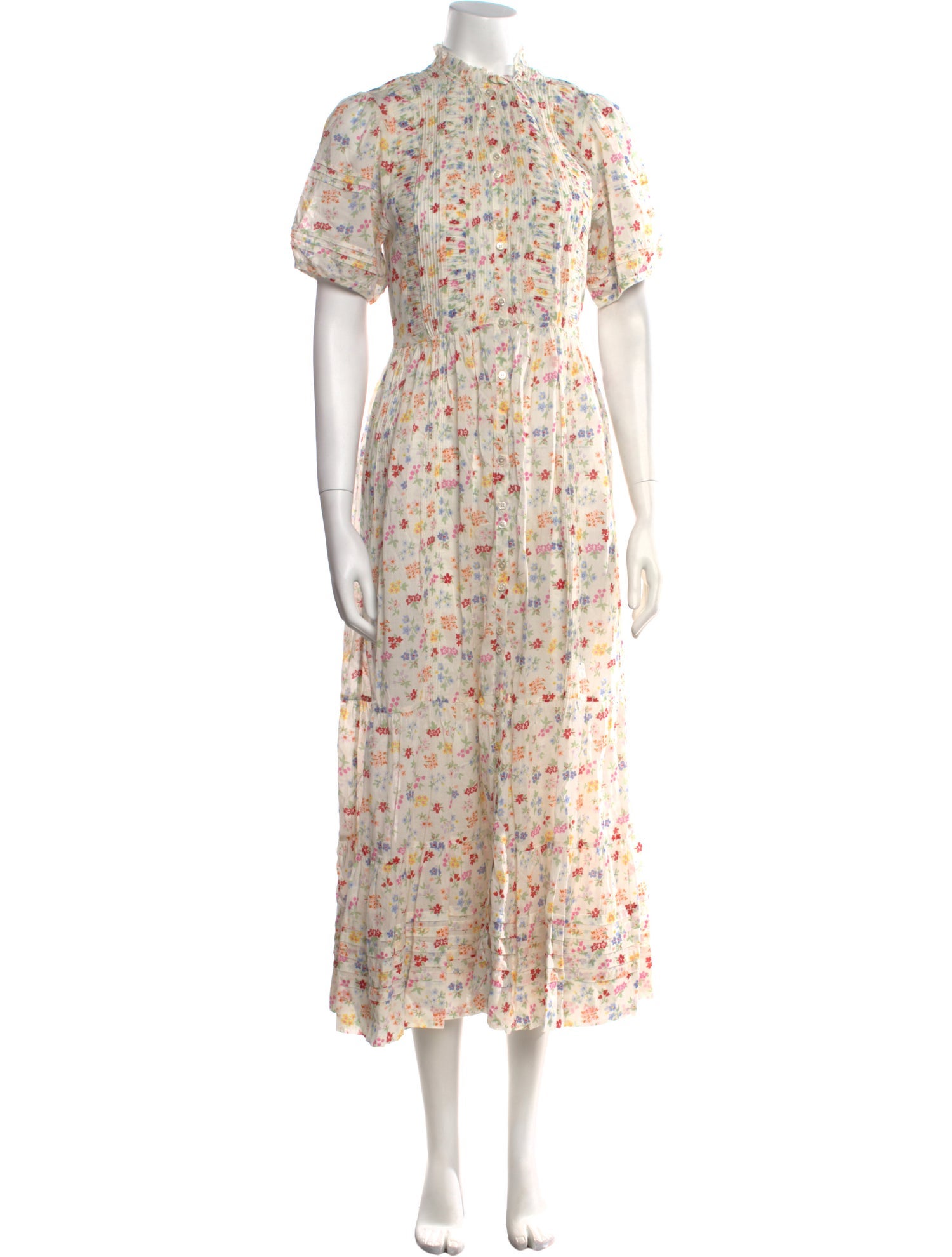 DÔEN Floral Print Long Dress