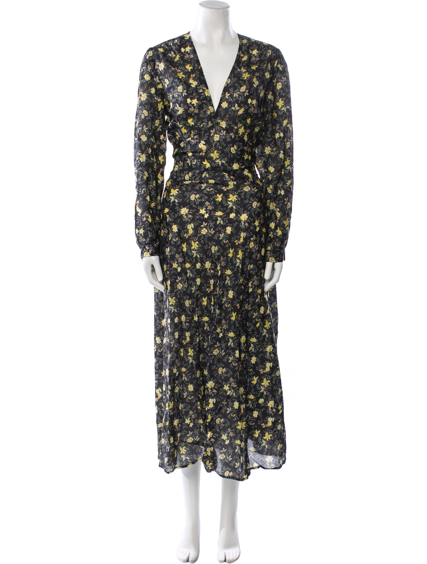 DÔEN Floral Print Long Dress w/ Tags
