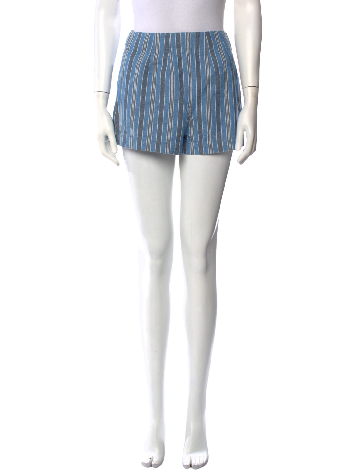 DÔEN Striped Mini Shorts