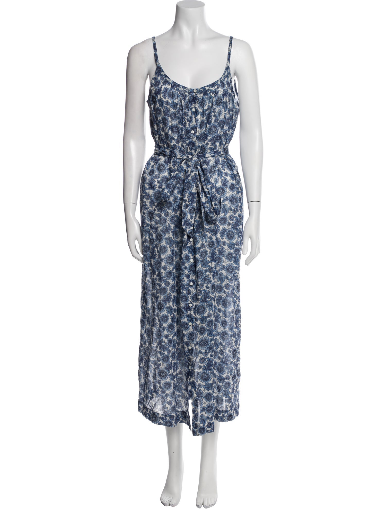 DÔEN Floral Print Long Dress