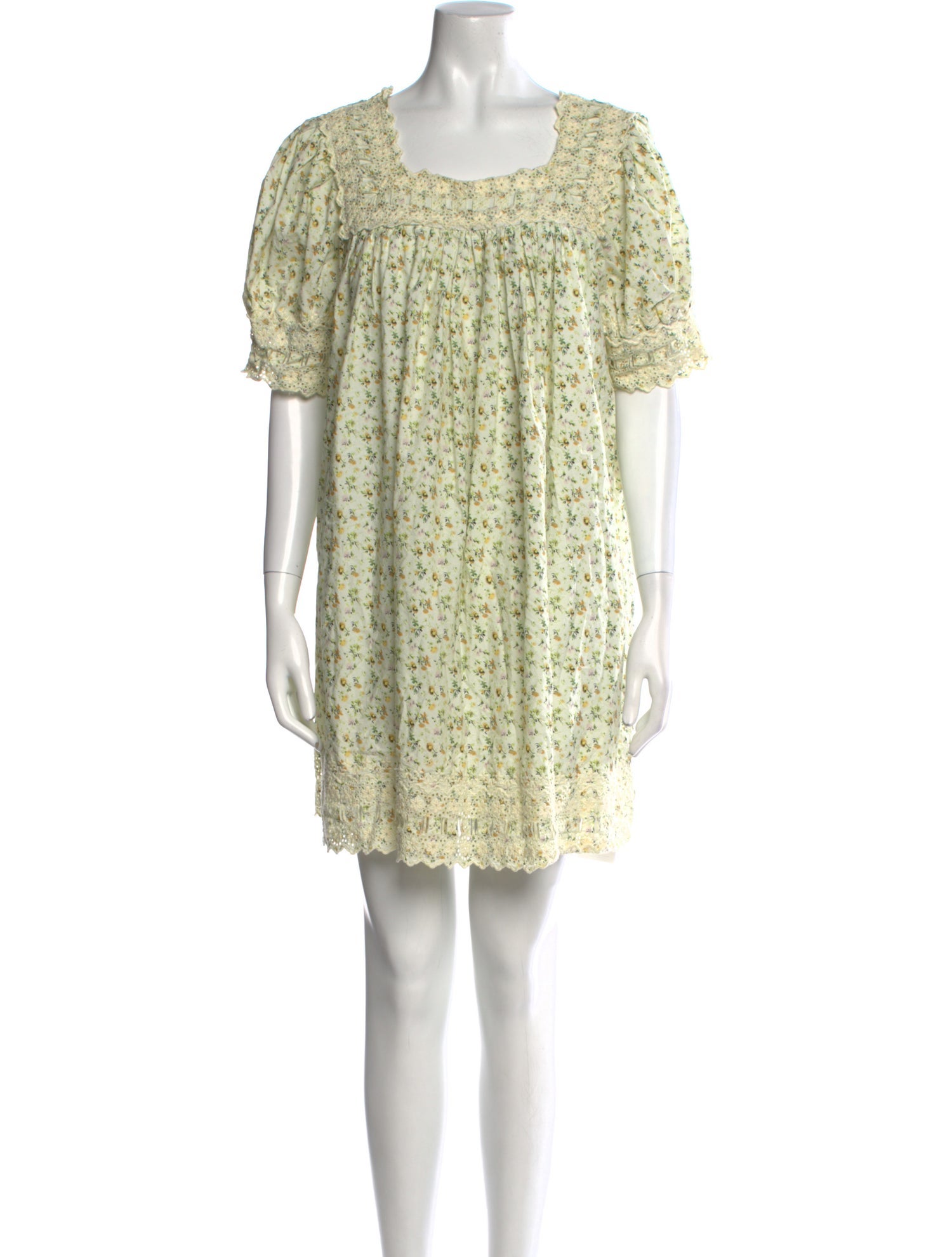 DÔEN Square Neckline Mini Dress