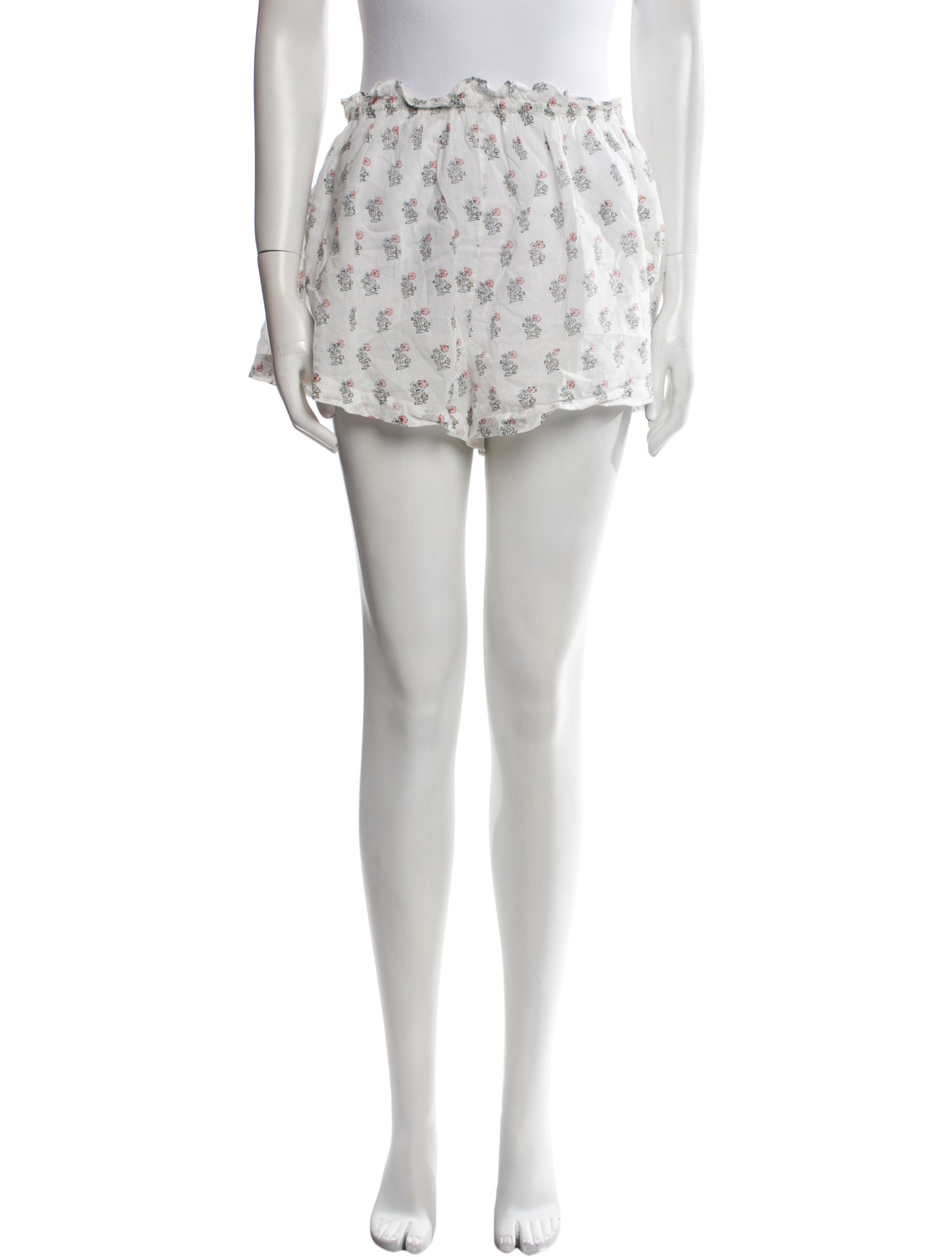 DÔEN Printed Mini Shorts