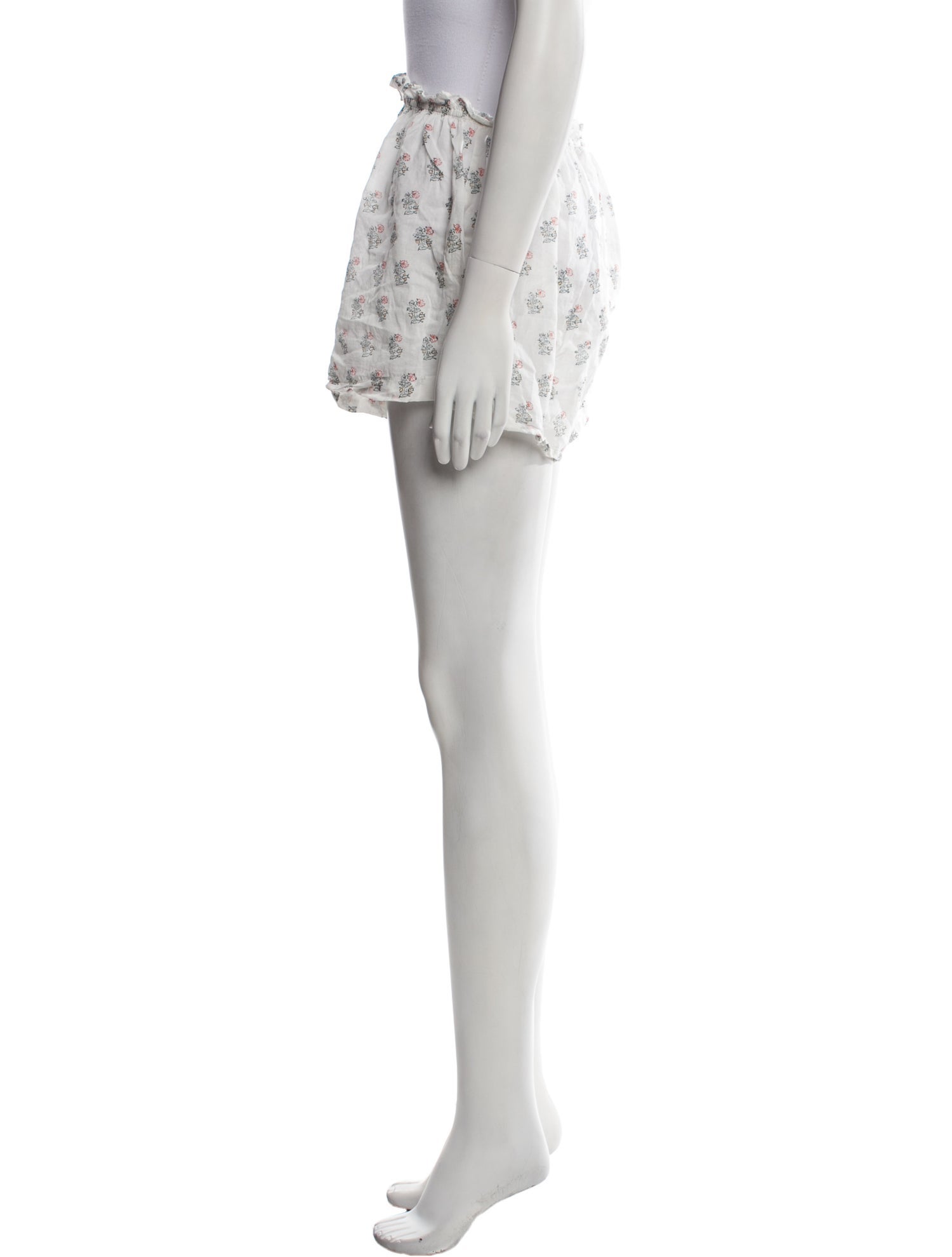 DÔEN Printed Mini Shorts