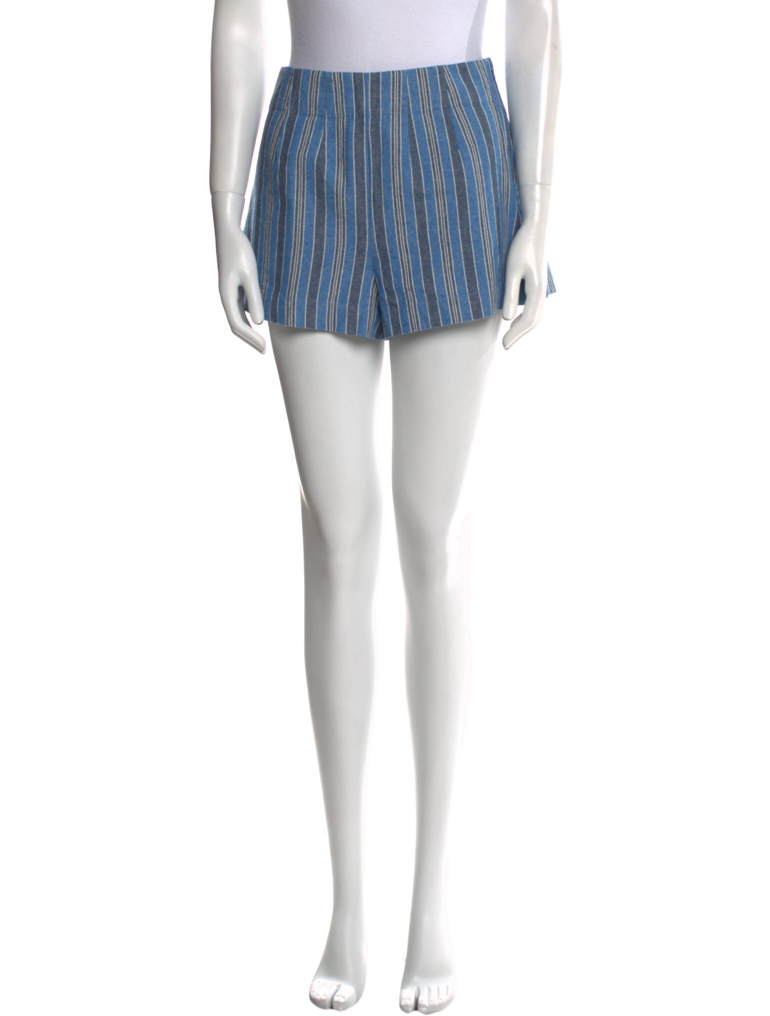 DÔEN Striped Mini Shorts