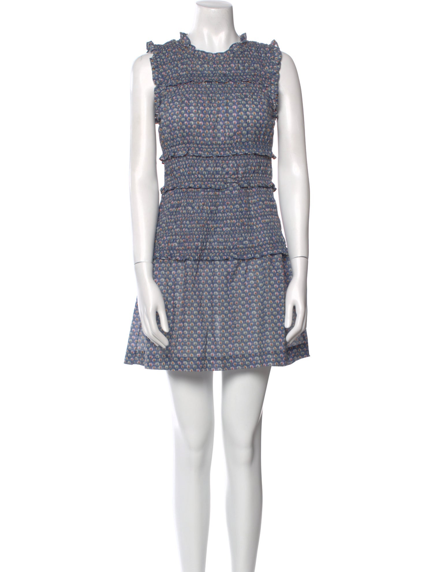 DÔEN Tweed Pattern Mini Dress