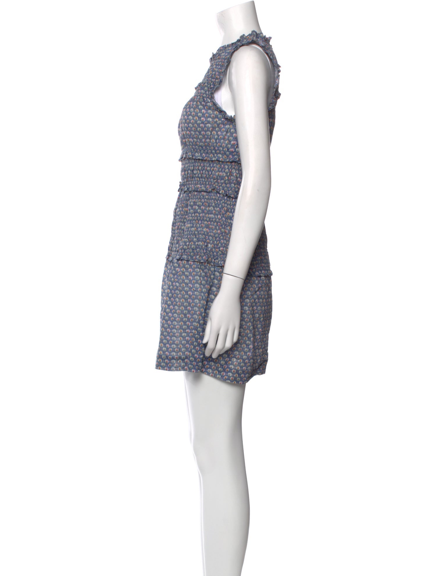 DÔEN Tweed Pattern Mini Dress