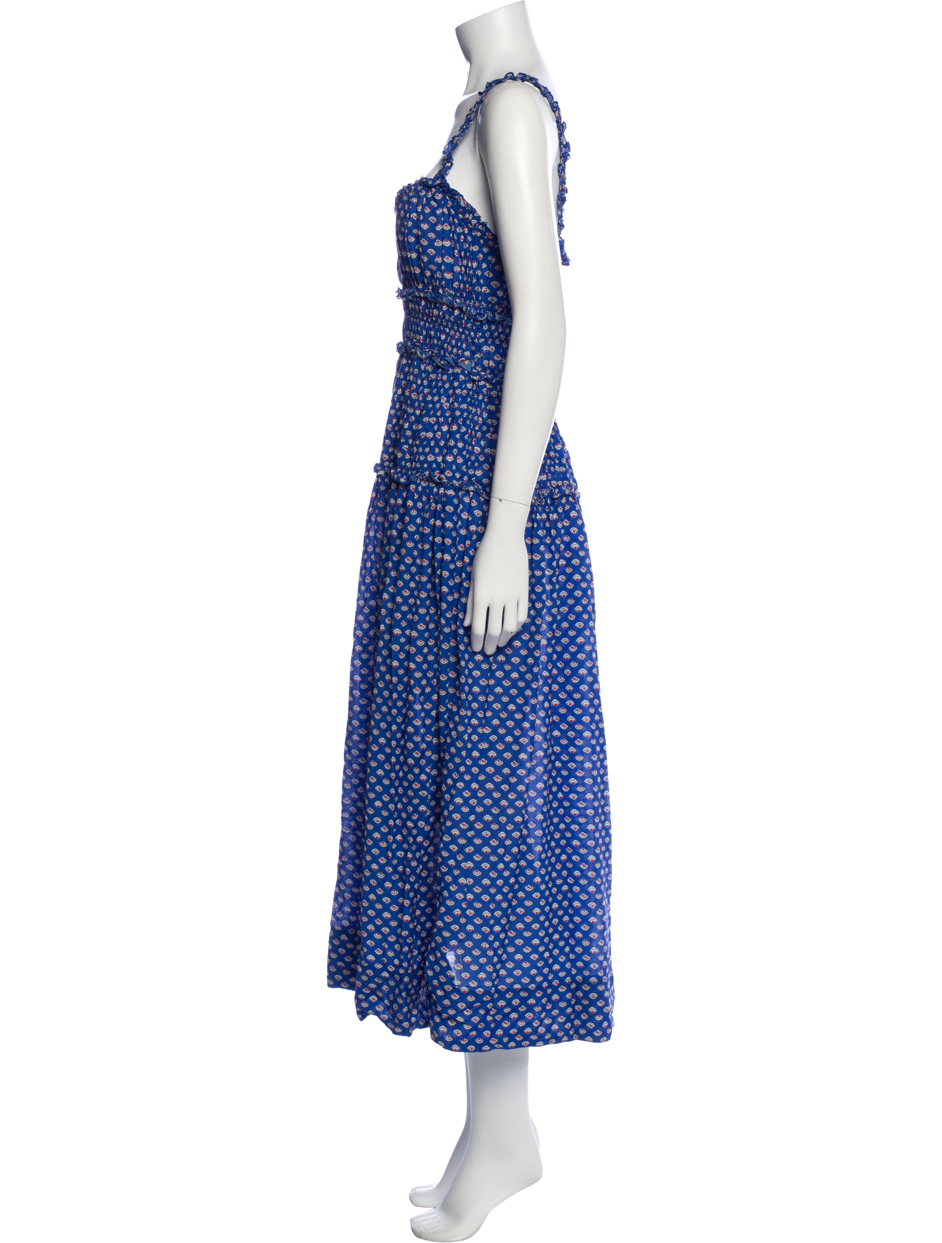 DÔEN Printed Midi Length Dress