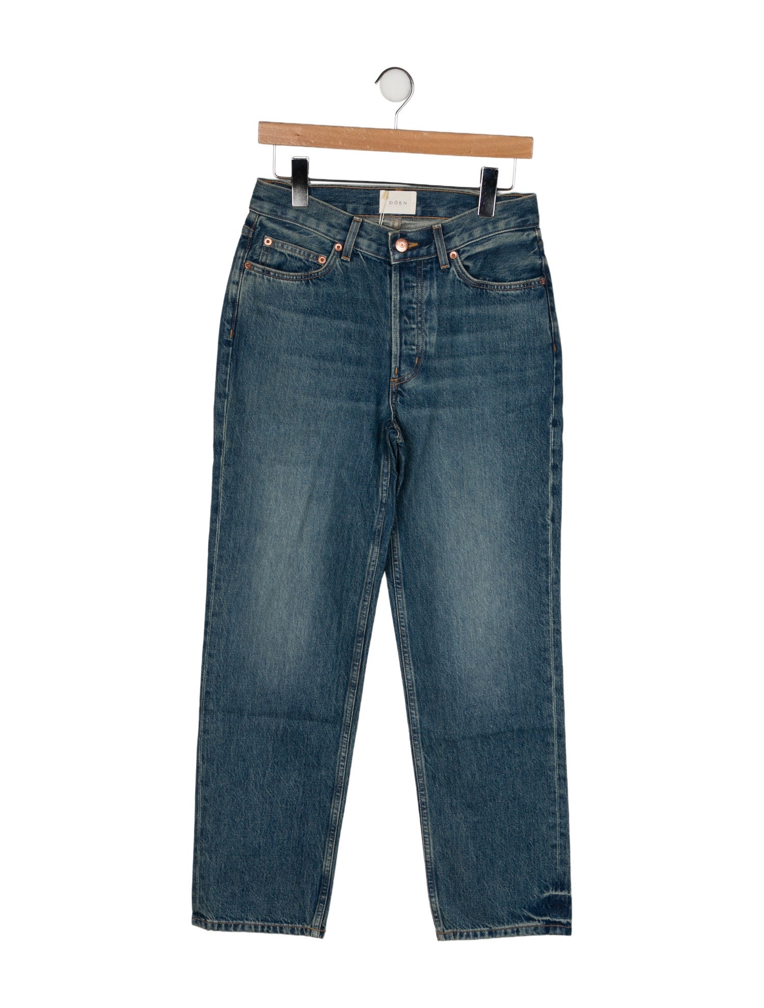 DÔEN Mid-Rise Straight Leg Jeans w/ Tags