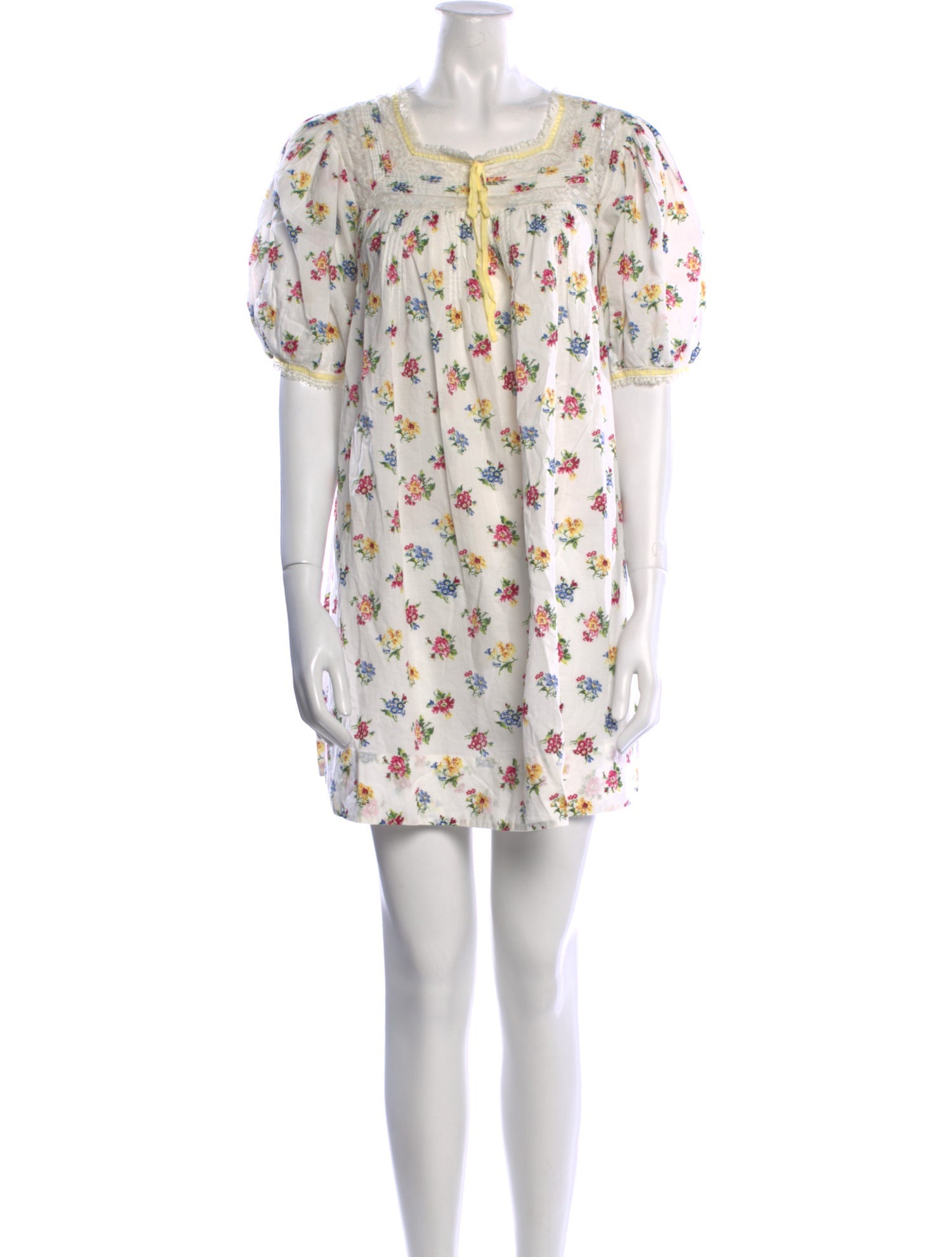 DÔEN Floral Print Mini Dress