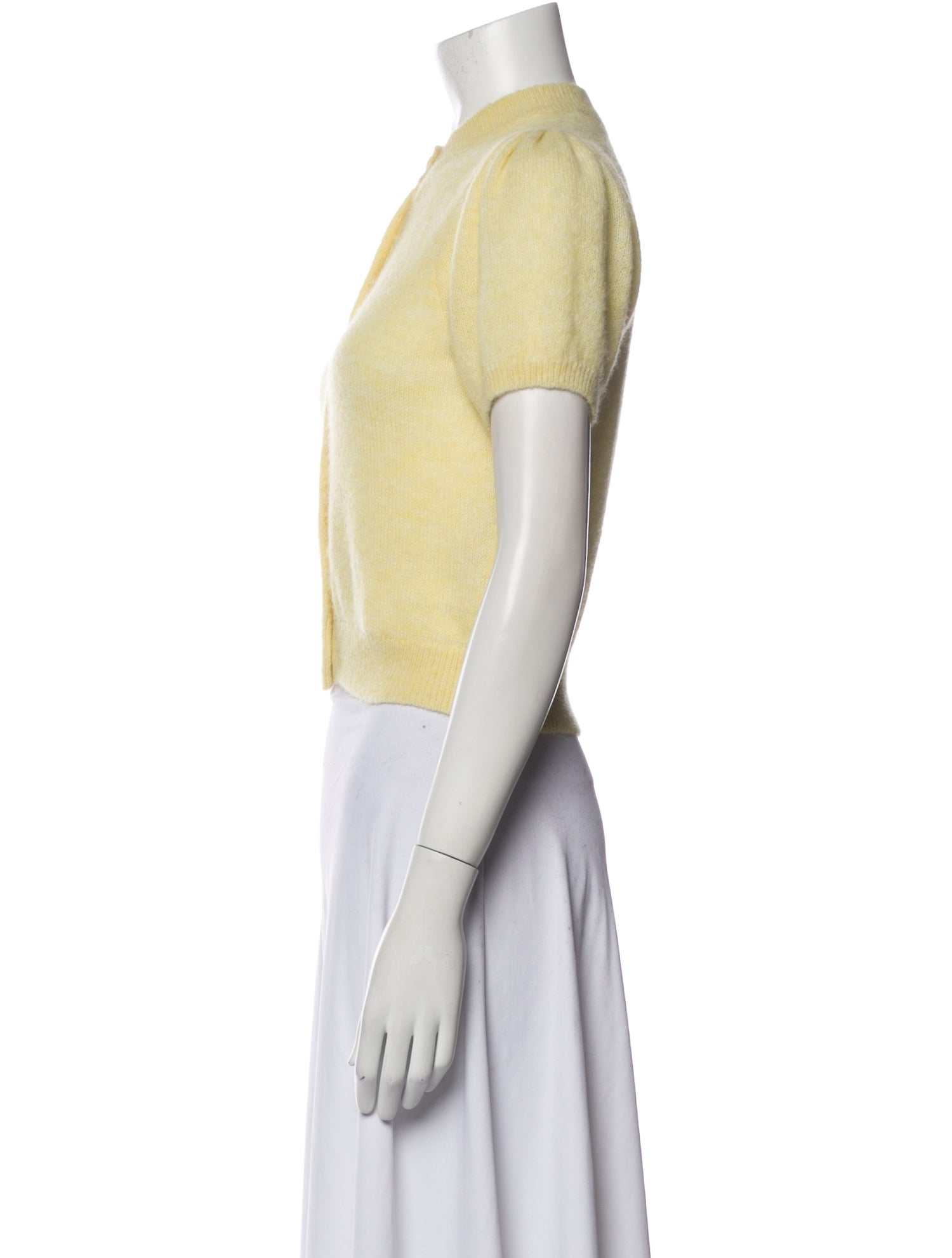 DÔEN Mock Neck Short Sleeve Crop Top