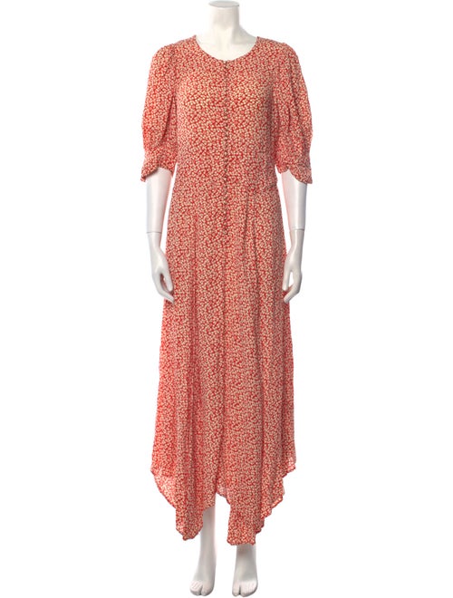 DÔEN Floral Print Long Dress