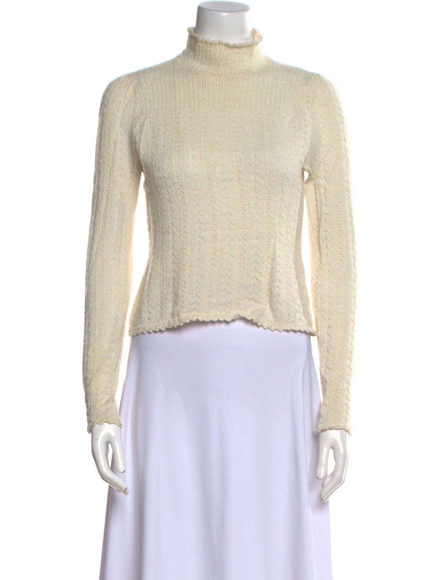 DÔEN Baby Alpaca Mock Neck Sweater