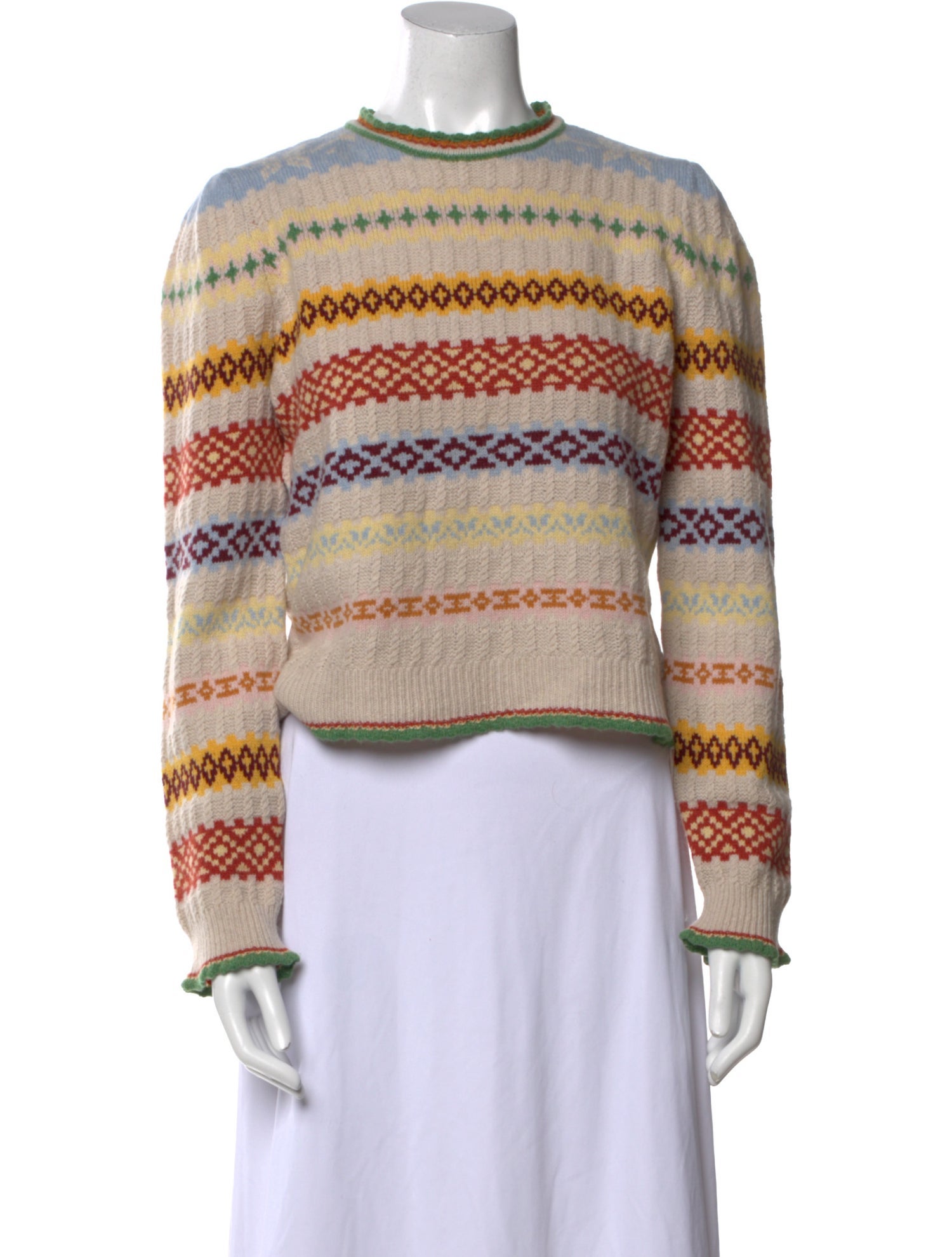 DÔEN Cashmere Striped Sweater