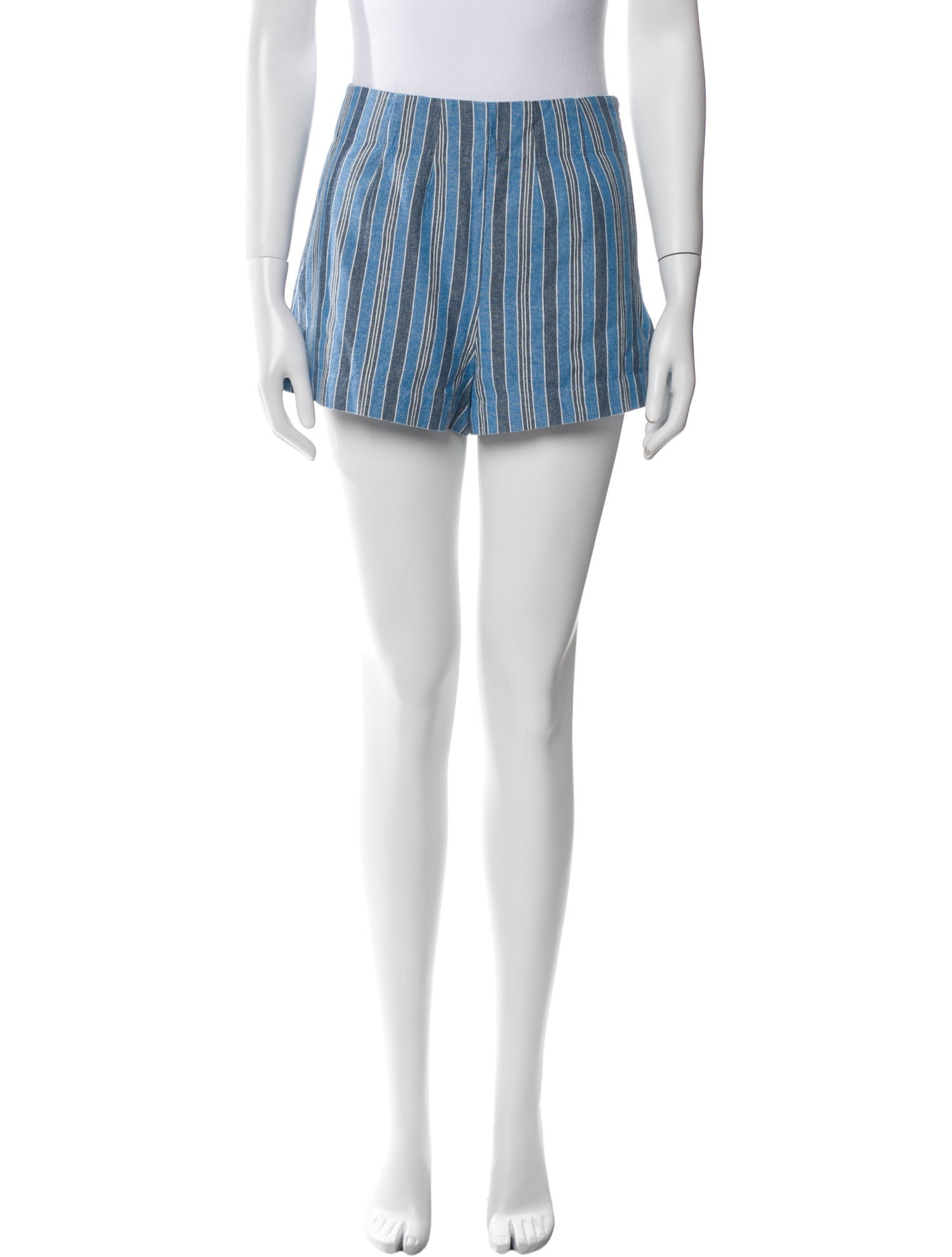 DÔEN Striped Mini Shorts