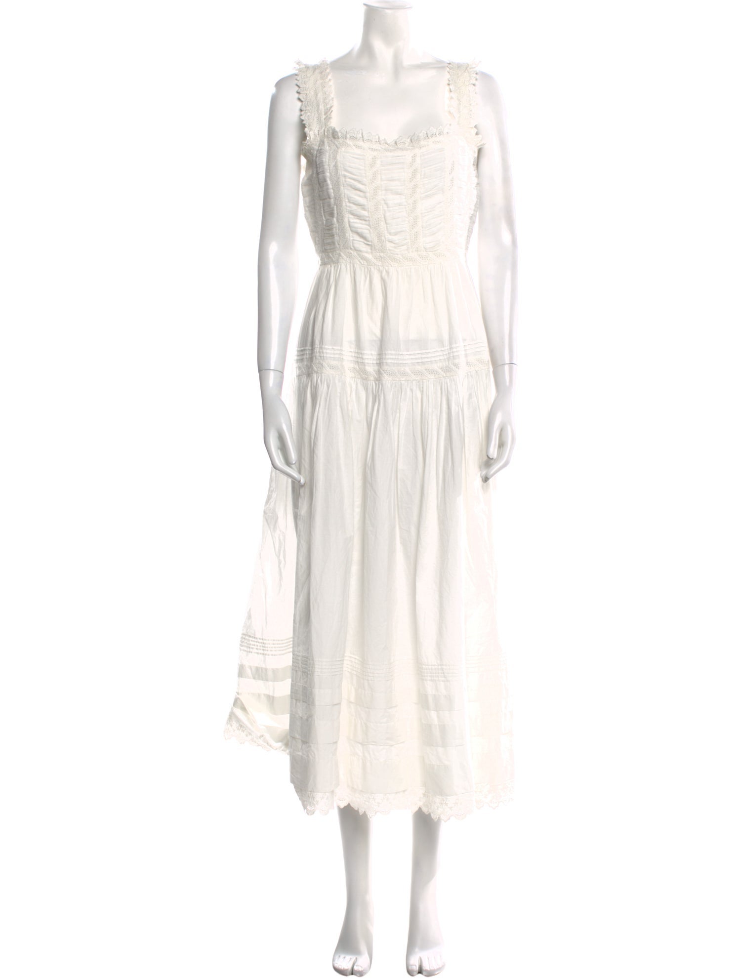 DÔEN Square Neckline Long Dress