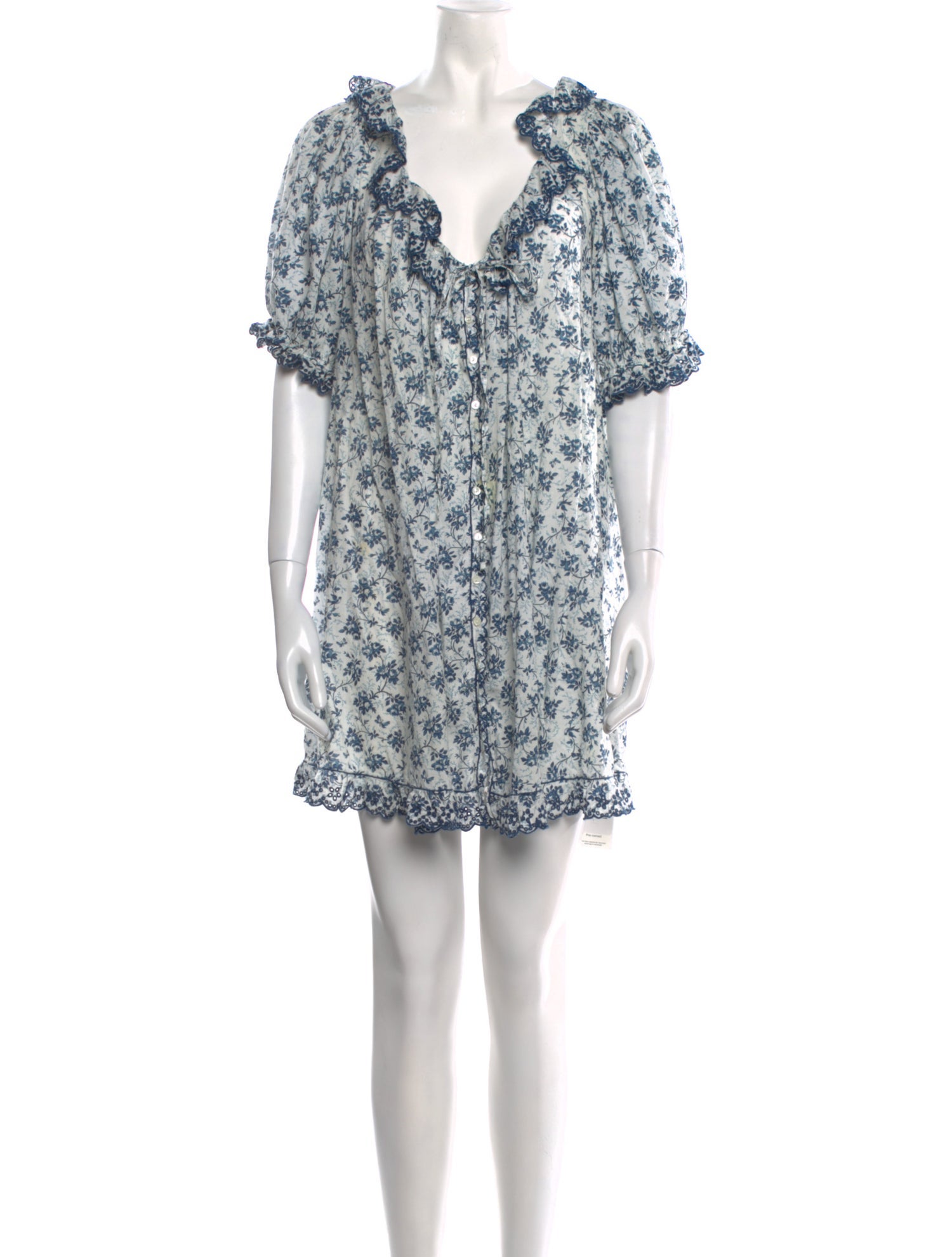 DÔEN Floral Print Mini Dress