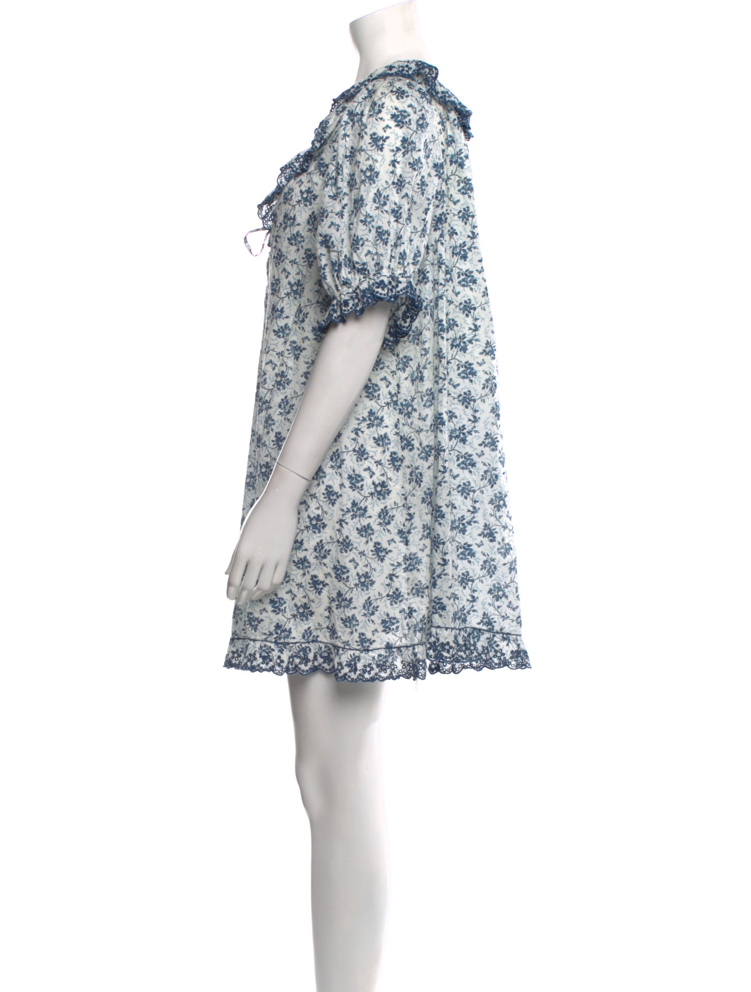 DÔEN Floral Print Mini Dress