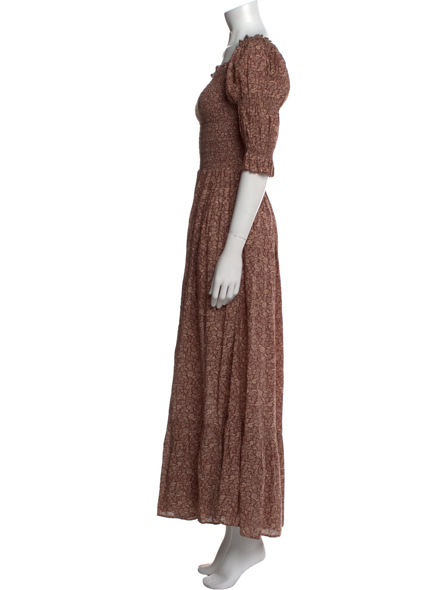 DÔEN Floral Print Long Dress