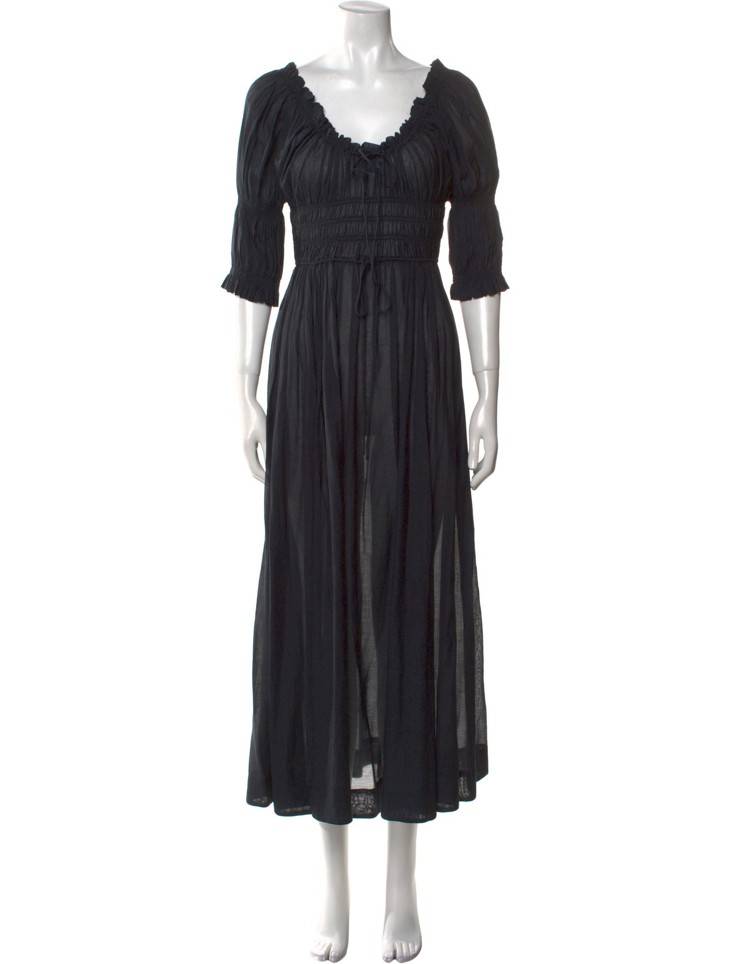 DÔEN Scoop Neck Long Dress