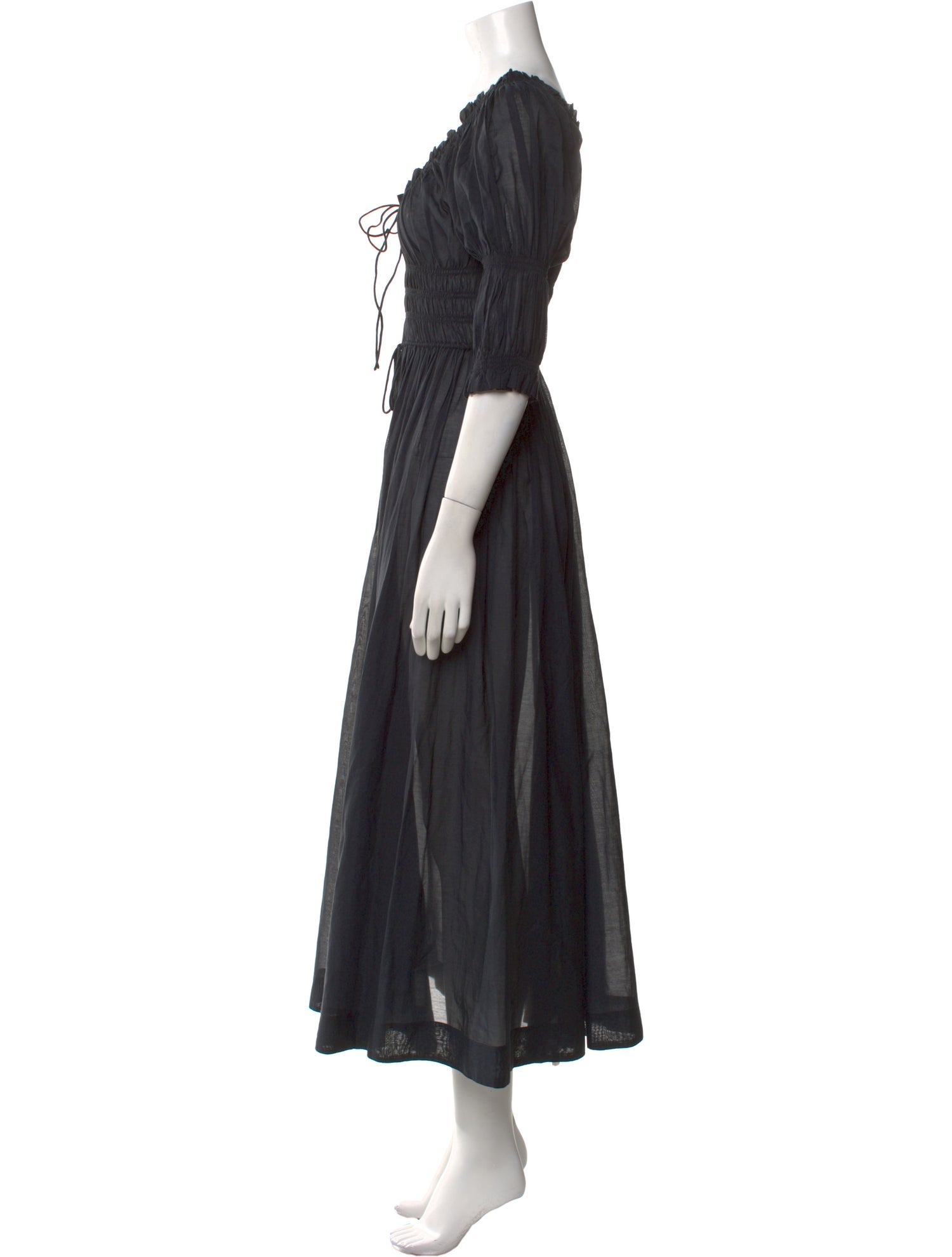 DÔEN Scoop Neck Long Dress