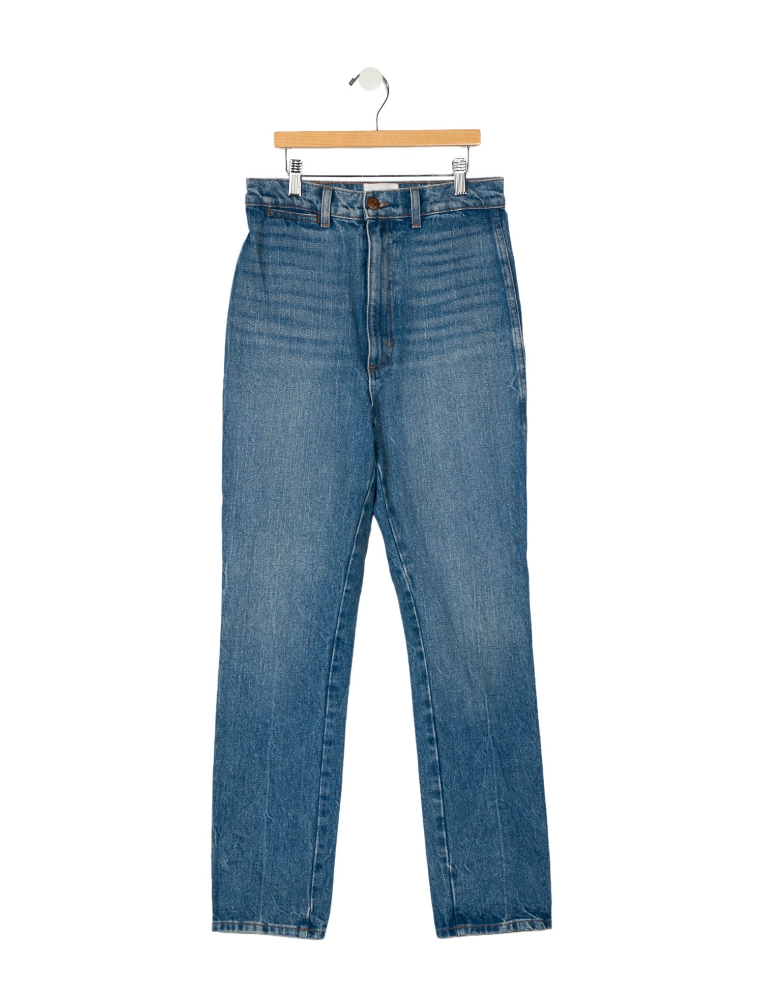 DÔEN High-Rise Straight Leg Jeans