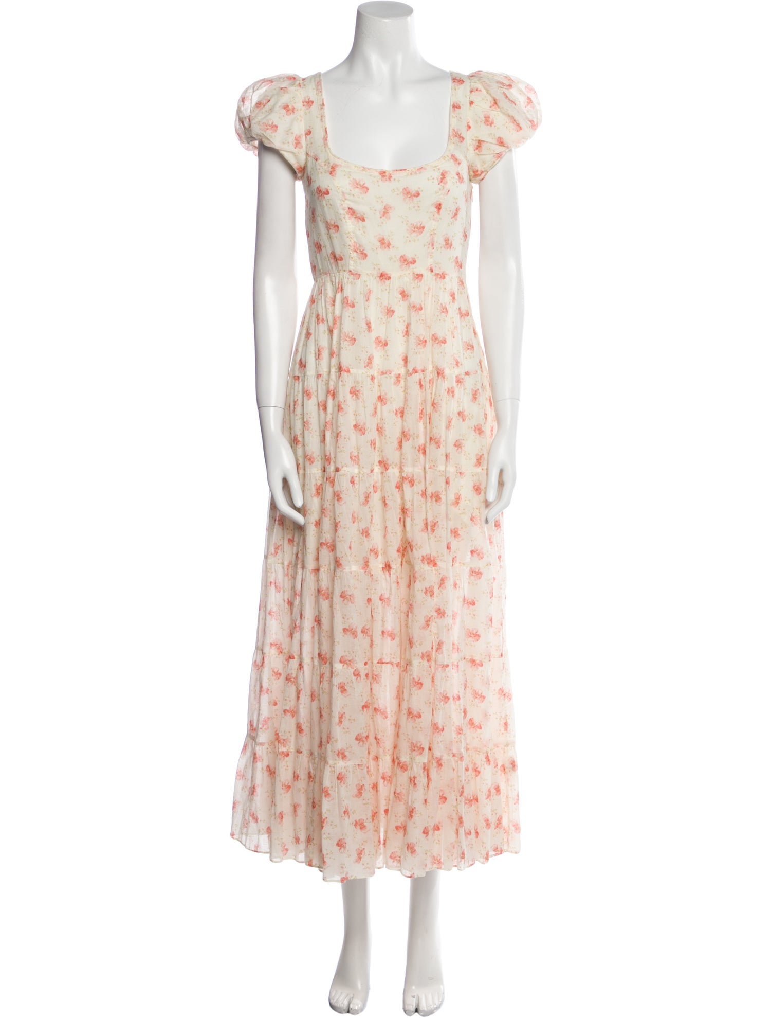 DÔEN Floral Print Long Dress