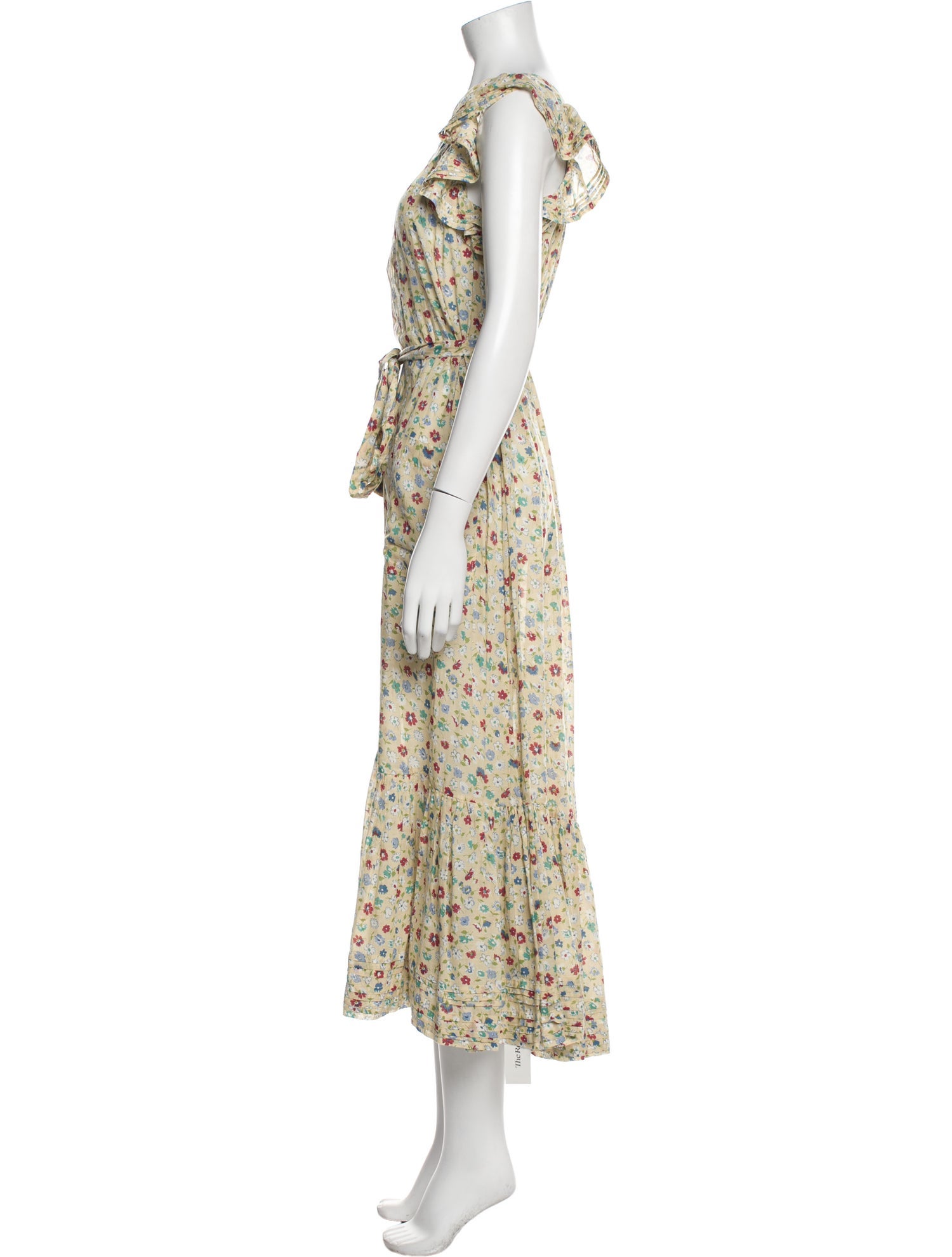 DÔEN Floral Print Long Dress
