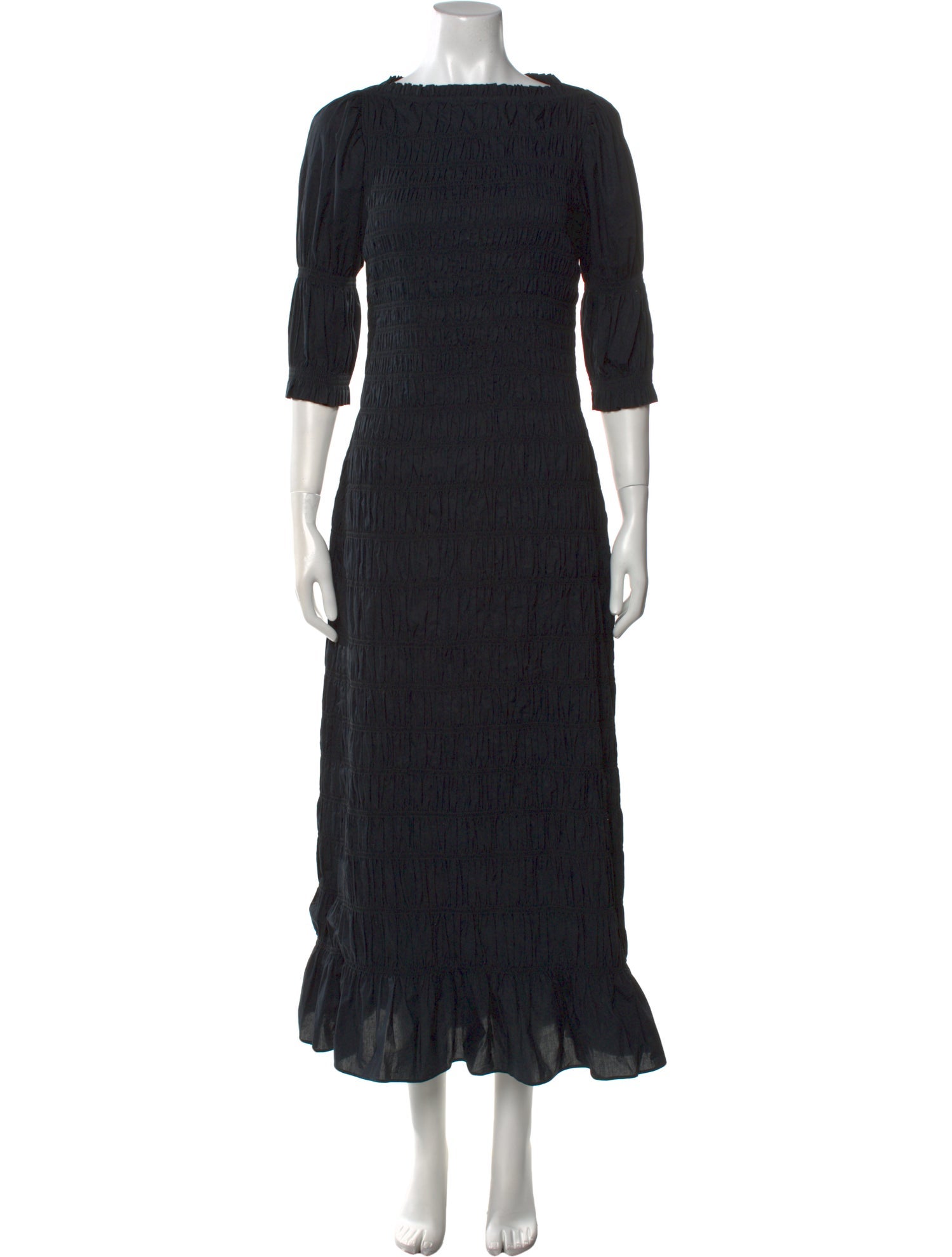 DÔEN Bateau Neckline Long Dress