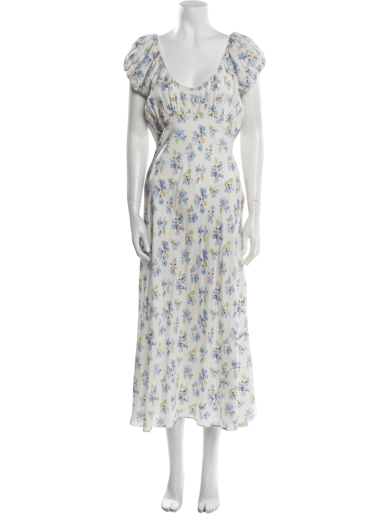 DÔEN Floral Print Long Dress